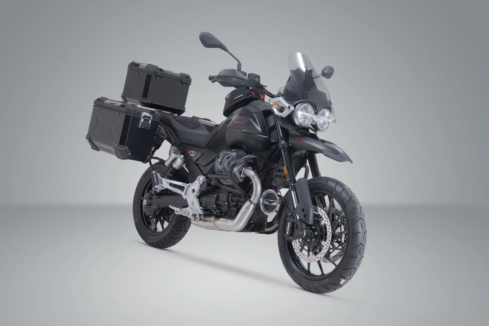 Adventure set TRAX ADV Black. Moto Guzzi V85 Strada (24-). - Image 2