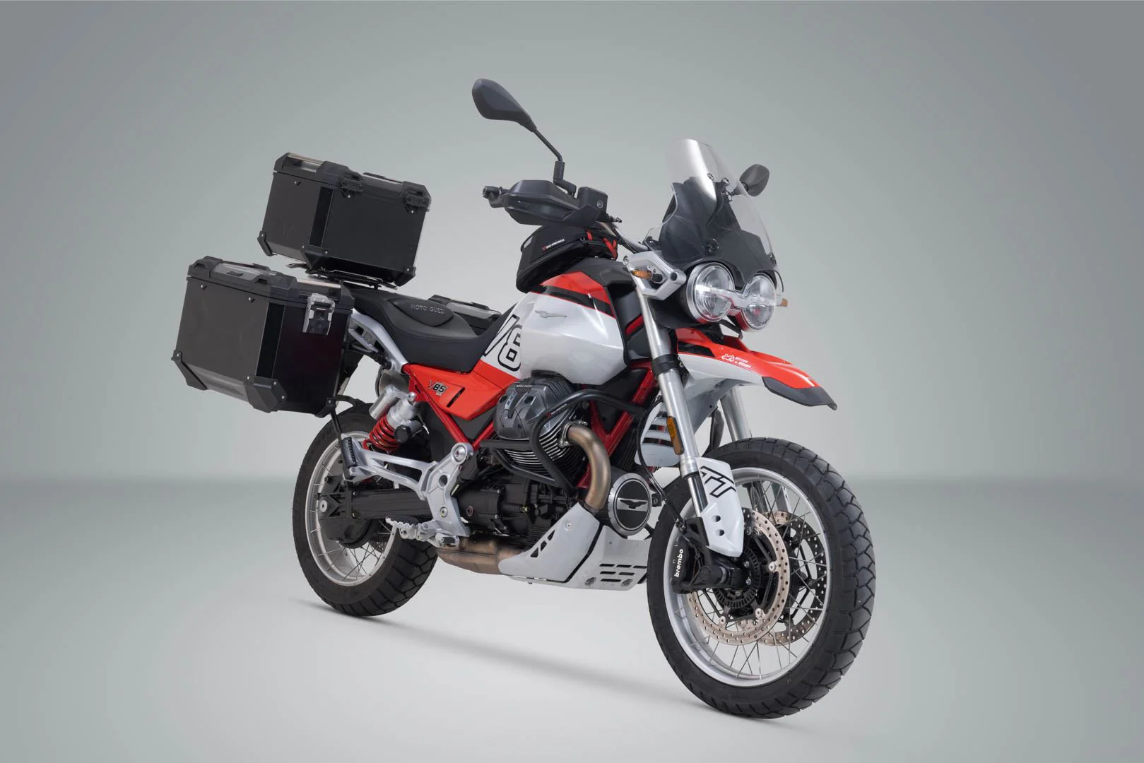 Adventure set TRAX ADV Black. Moto Guzzi V85 TT (24-). - Image 2