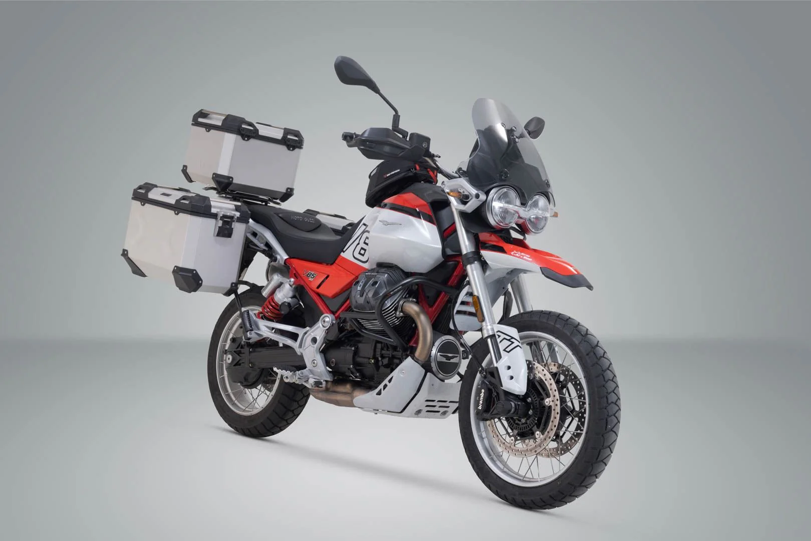 Adventure set TRAX ADV Silver. Moto Guzzi V85 TT (24-). - Image 2