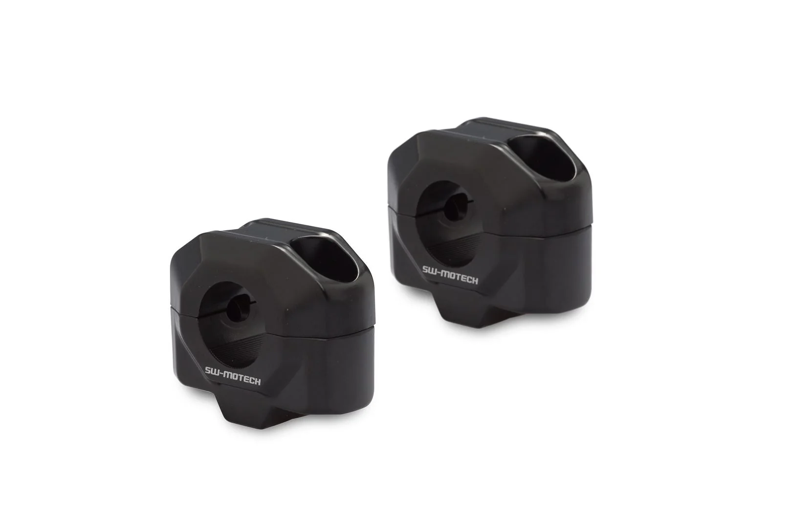 Bar riser for Ø 22 mm handlebar H=20 mm Black
