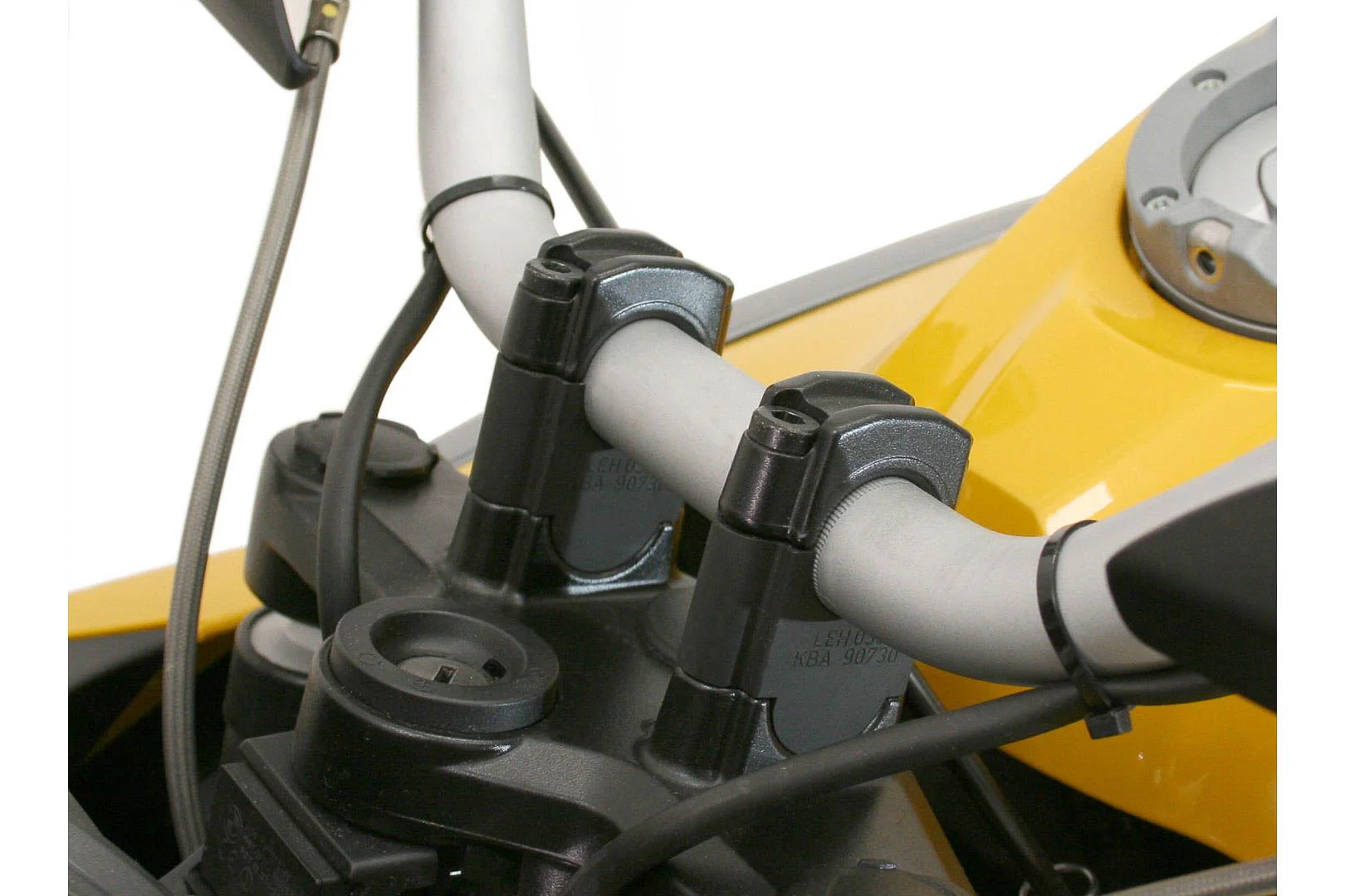 Bar riser H=30 mm BMW R1200GS/Adv, F800GS Adv. Black - Image 2