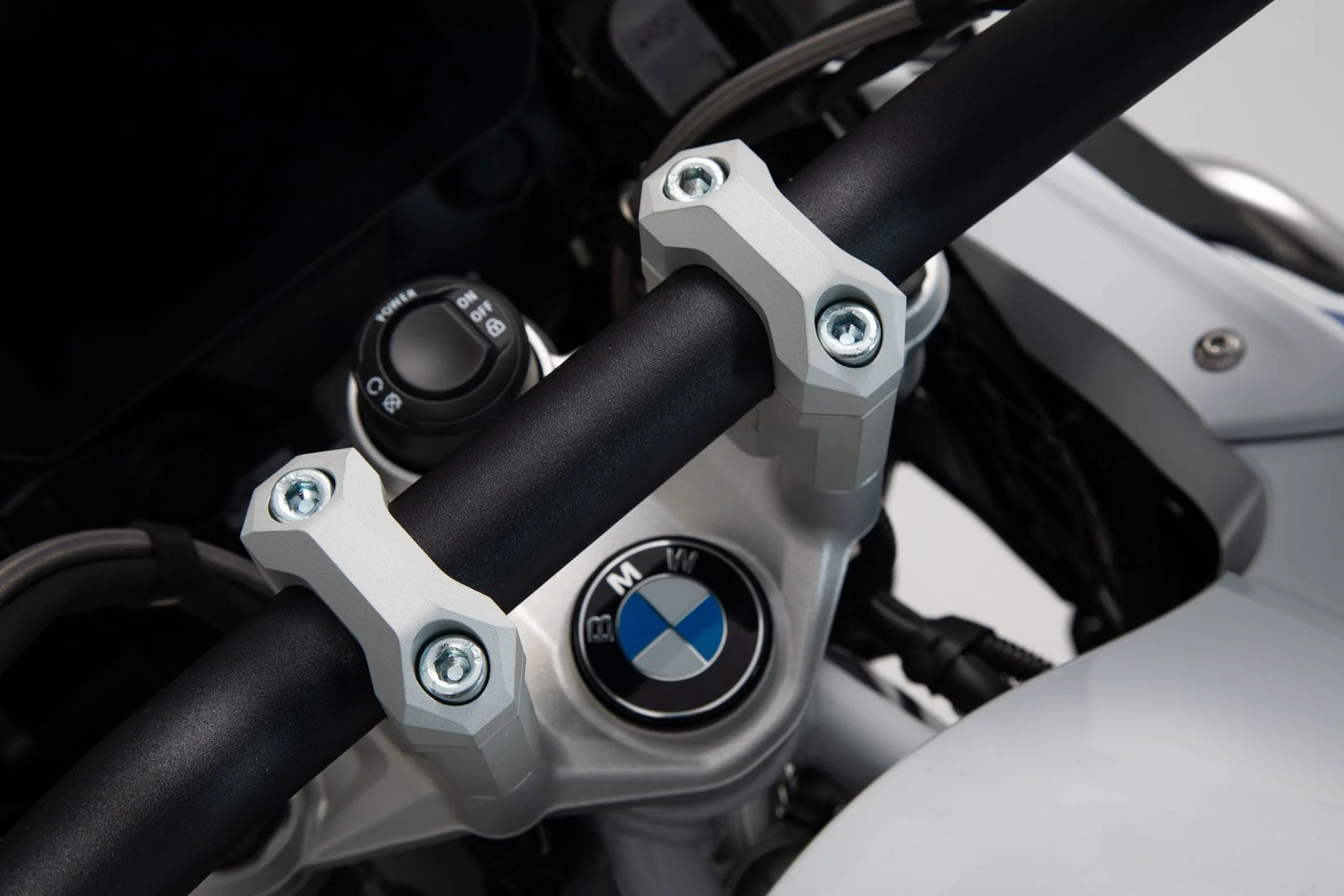 Bar riser H=40 mm BMW R1200GS LC / Adv (13-). Silver - Image 2