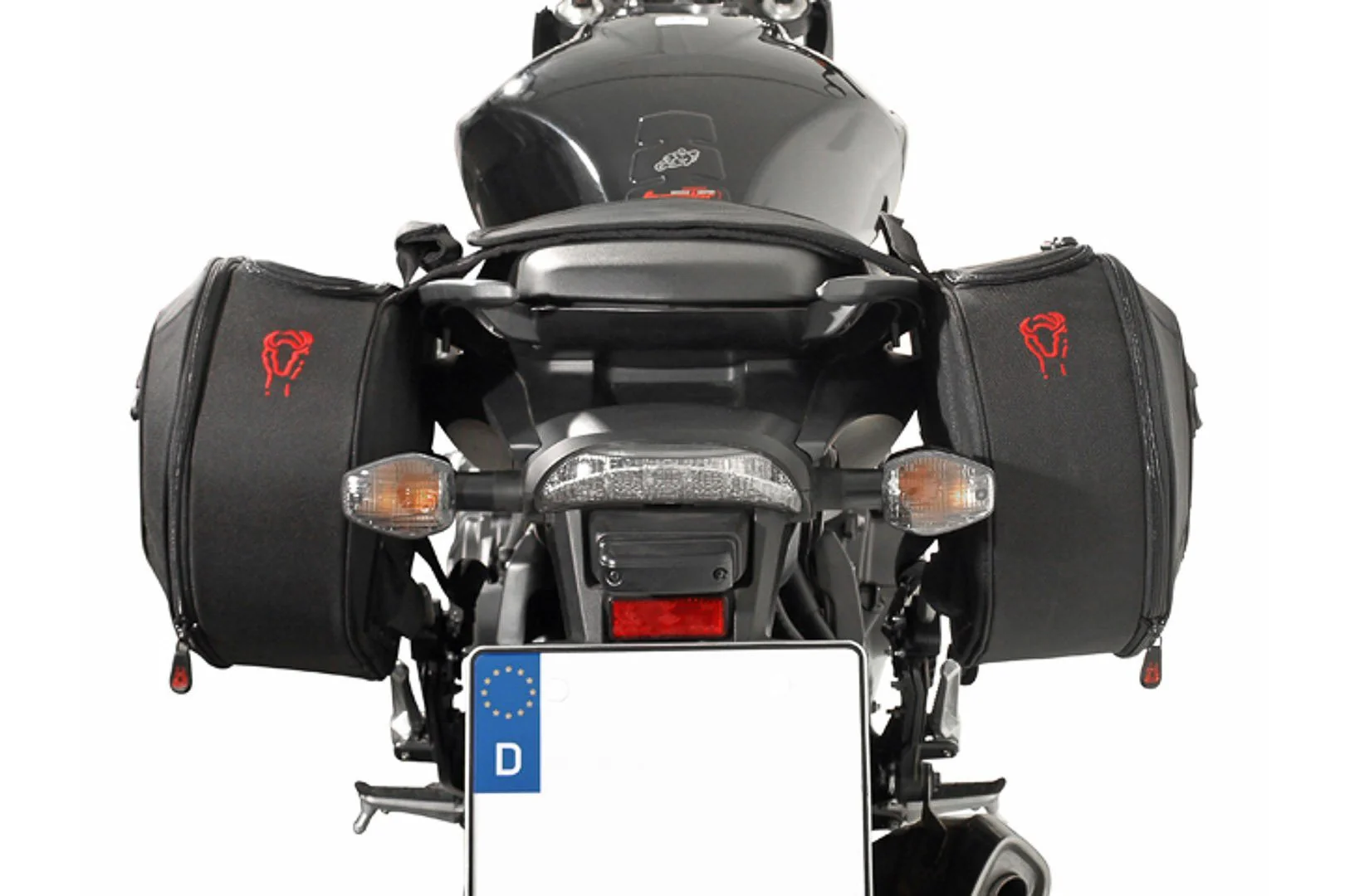 BLAZE Saddlebag Set Honda CB600F (07-13) / CBR600F (11-) Black/Grey - Image 4