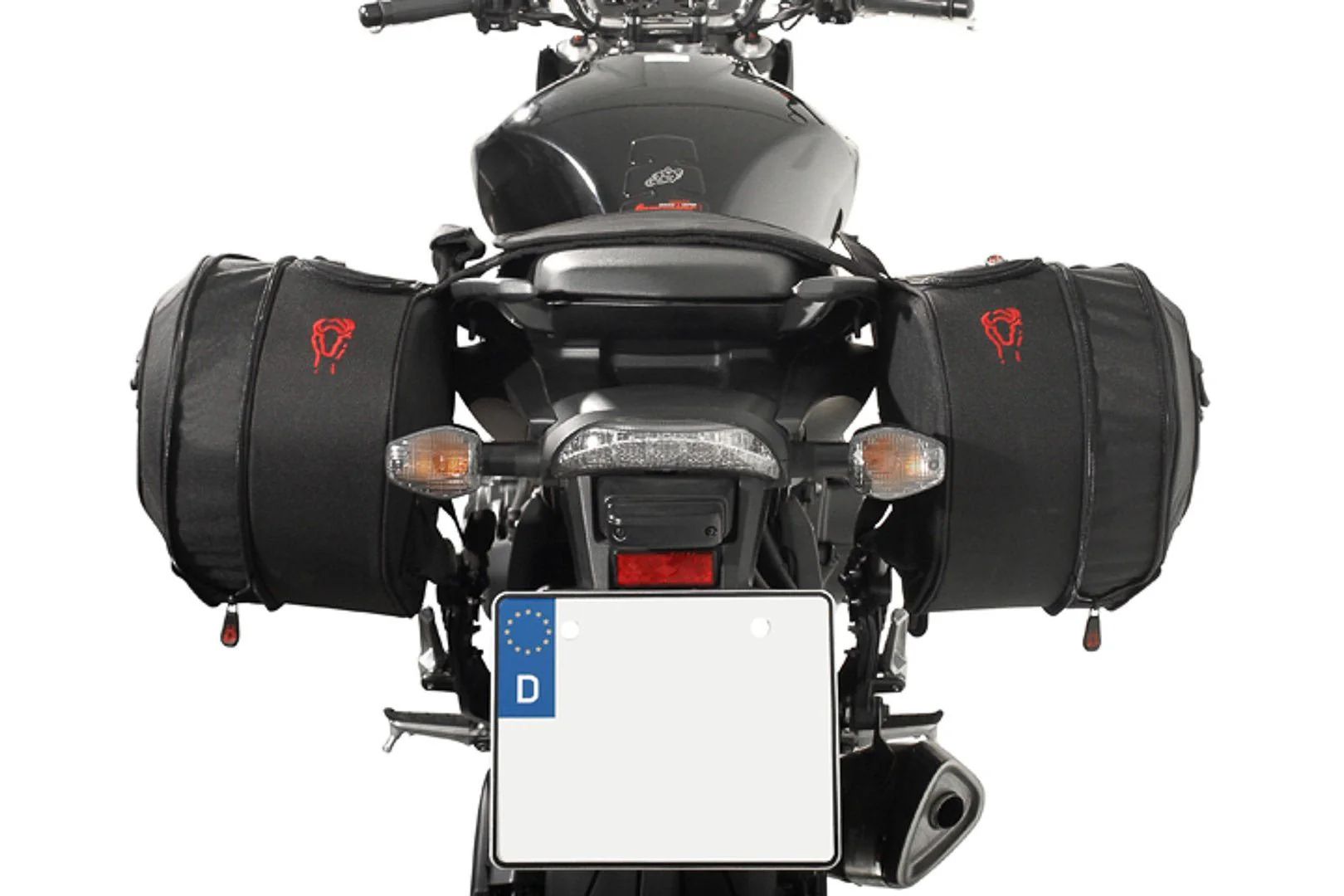 BLAZE Saddlebag Set Honda CB600F (07-13) / CBR600F (11-) Black/Grey - Image 5