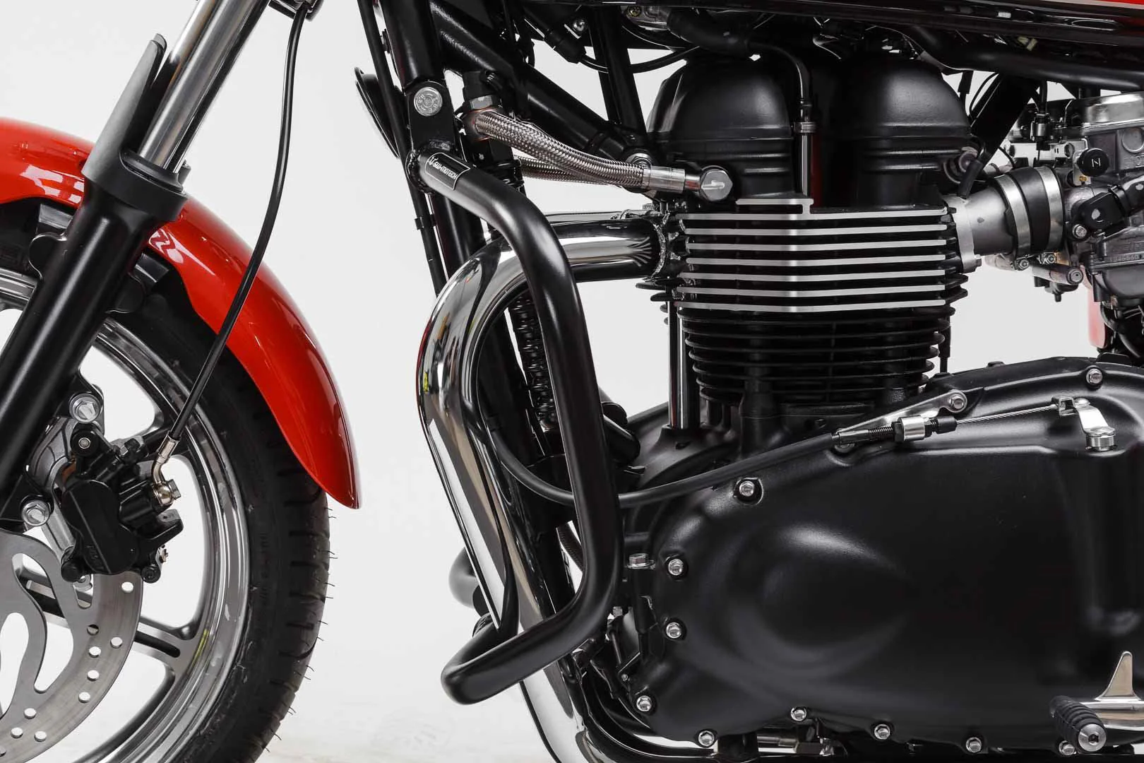 Crash bar Triumph Thruxton, Bonneville (04-16) Black - Image 2