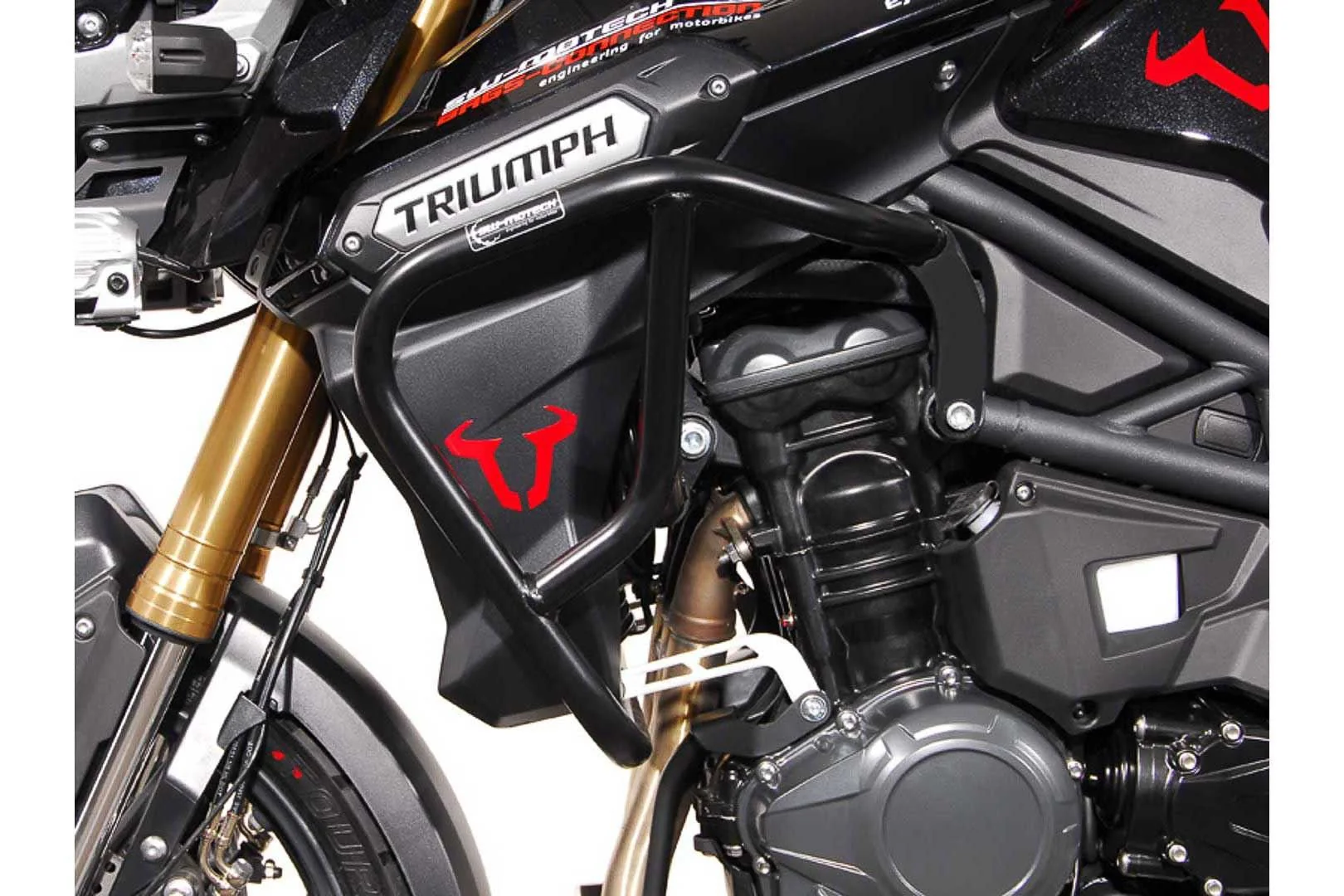 Crash bar Triumph Tiger 1200 Explorer (11-15) Black - Image 2