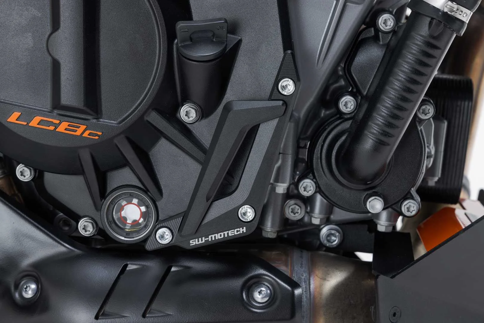 Engine case protector Black. KTM 990 Duke (23-). - Image 6