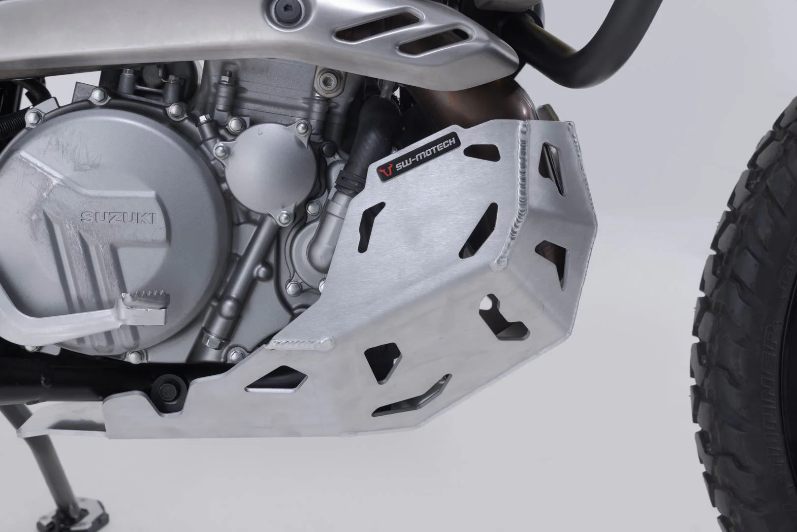 Engine guard Silver. Suzuki DR-Z4S / DR-Z4SM (25-). - Image 5