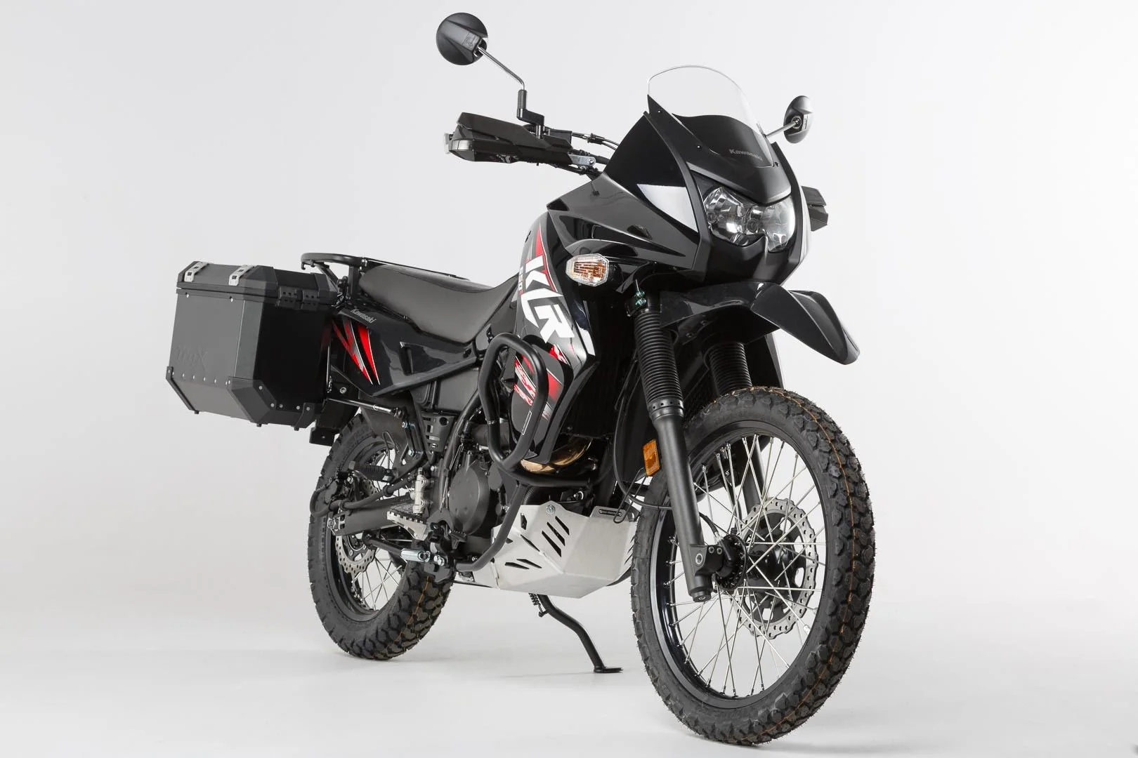 EVO Side Carriers Kawasaki KLR650 (08-) Reinforced Black - Image 5