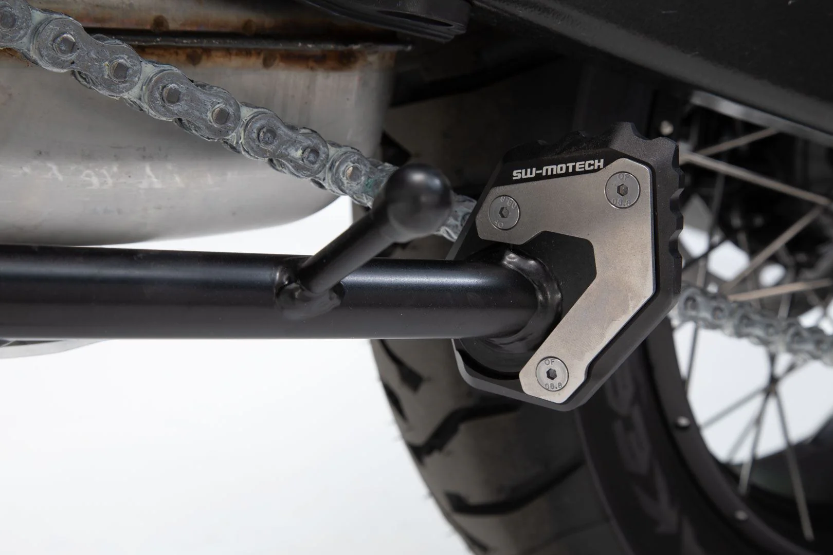Extension for Side Stand Foot BMW F 750 GS (17- ) Black/Silver - Image 2