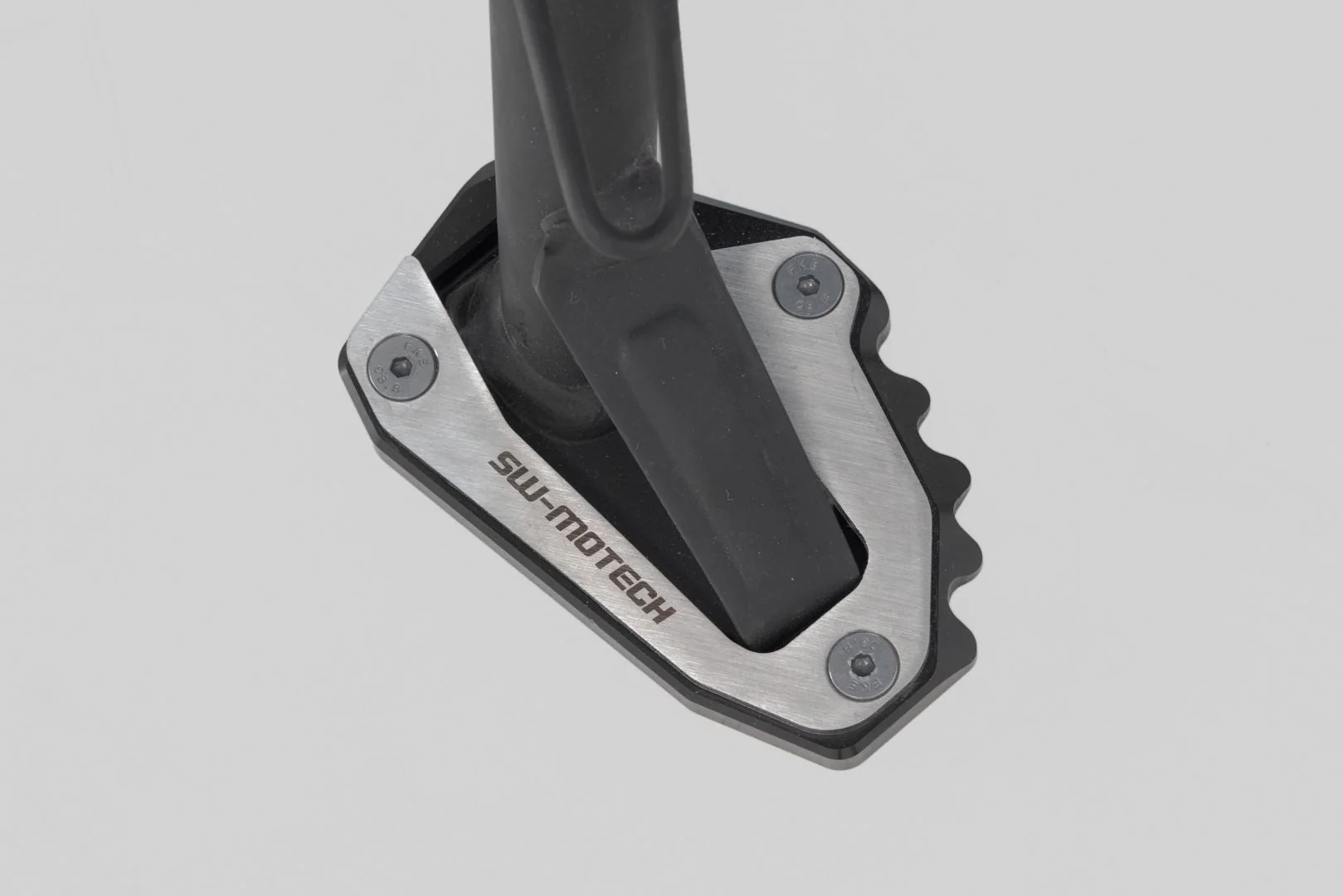 Extension for Side Stand Foot Ducati models Black/Silver - Image 2