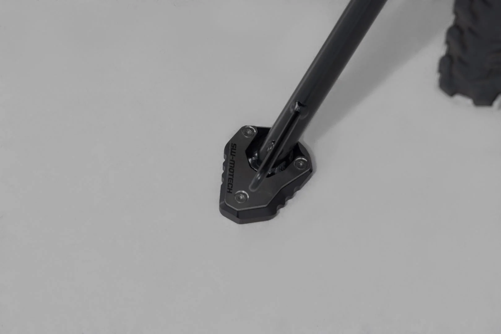 Extension for Side Stand Foot Kawasaki Versys 650 (15-), Z H2 (19-) Black/Silver - Image 3