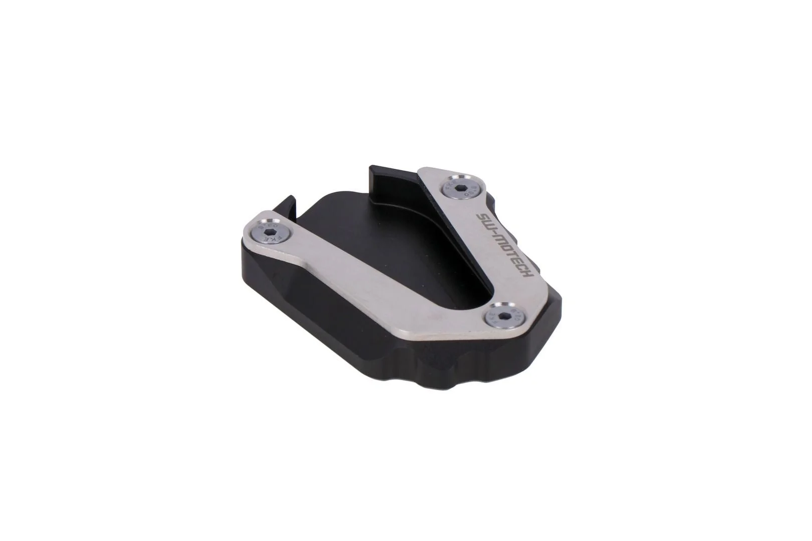 Extension for Side Stand Foot Triumph Tiger 900 Rally/Pro Black/Silver - Image 2