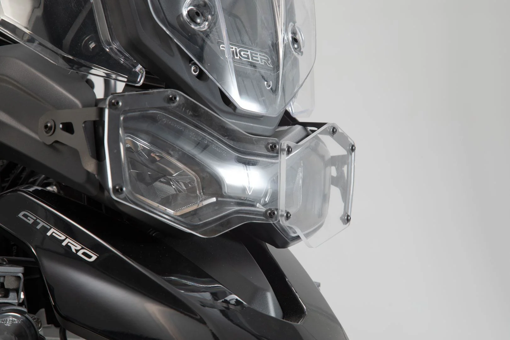 Headlight guard Bracket with cover. Tiger 900/ GT/ Rally/ Pro. - Image 2