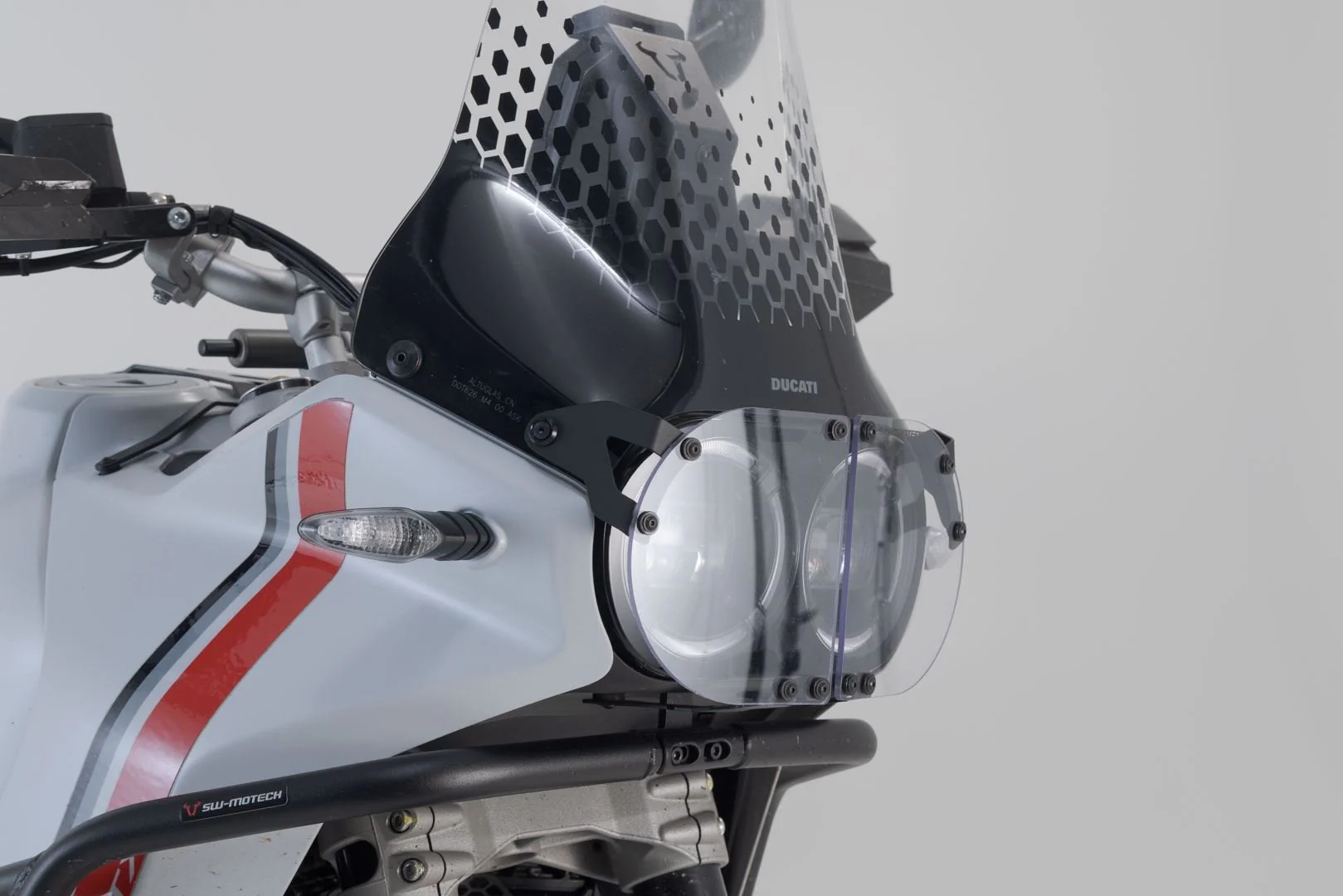 Headlight guard Ducati DesertX Motorcycle high-beam with bezel - Image 2