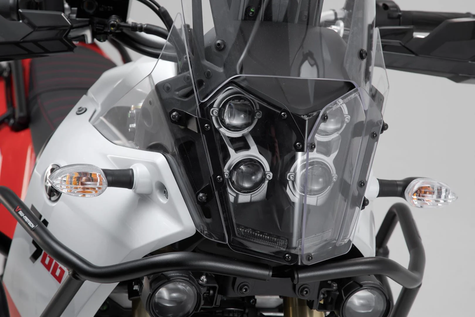 Headlight Guard Yamaha Ténéré 700 (19-) HBracket with PVC panel - Image 2