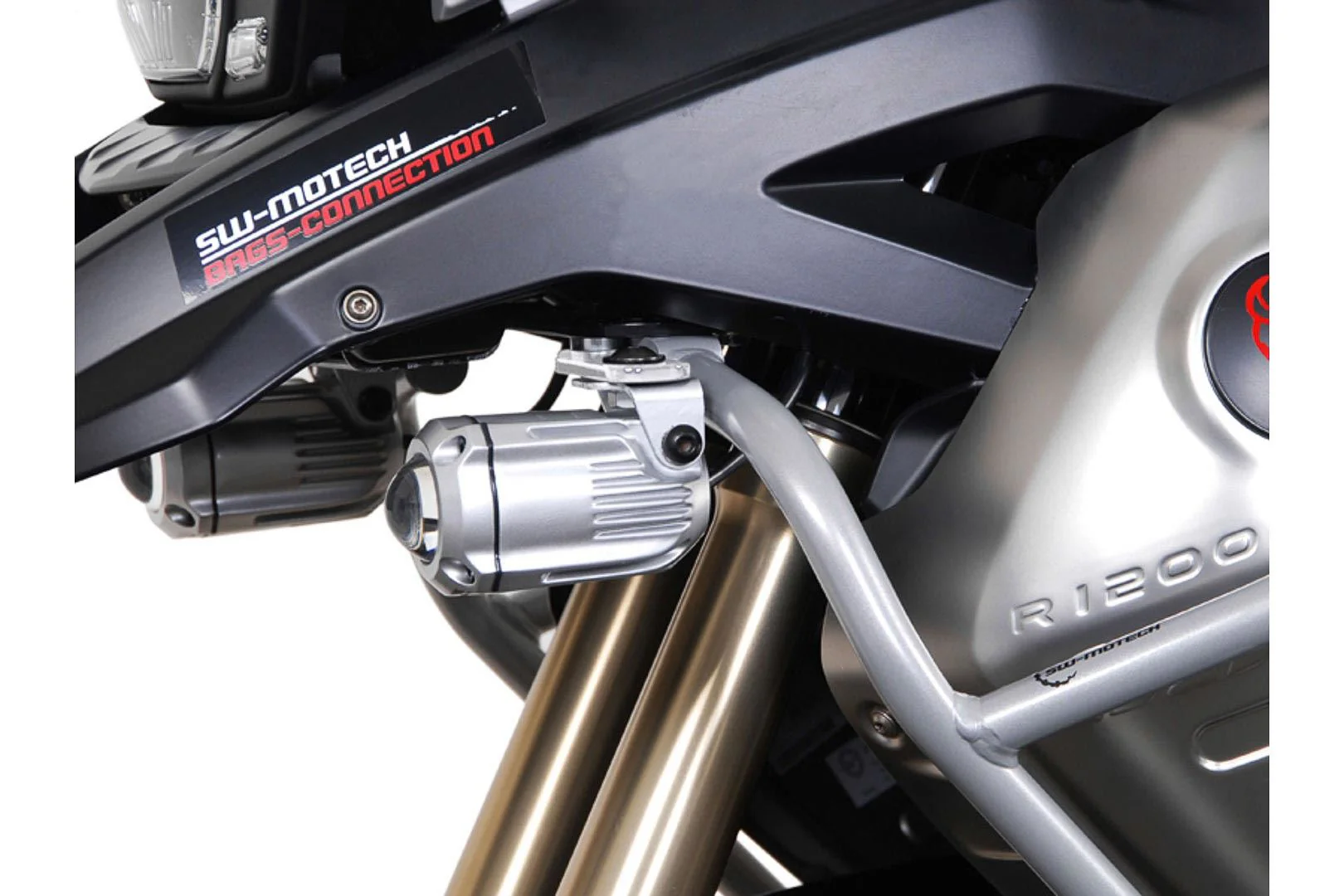 Light Mounts BMW R 1200 GS (08-12) Silver - Image 2