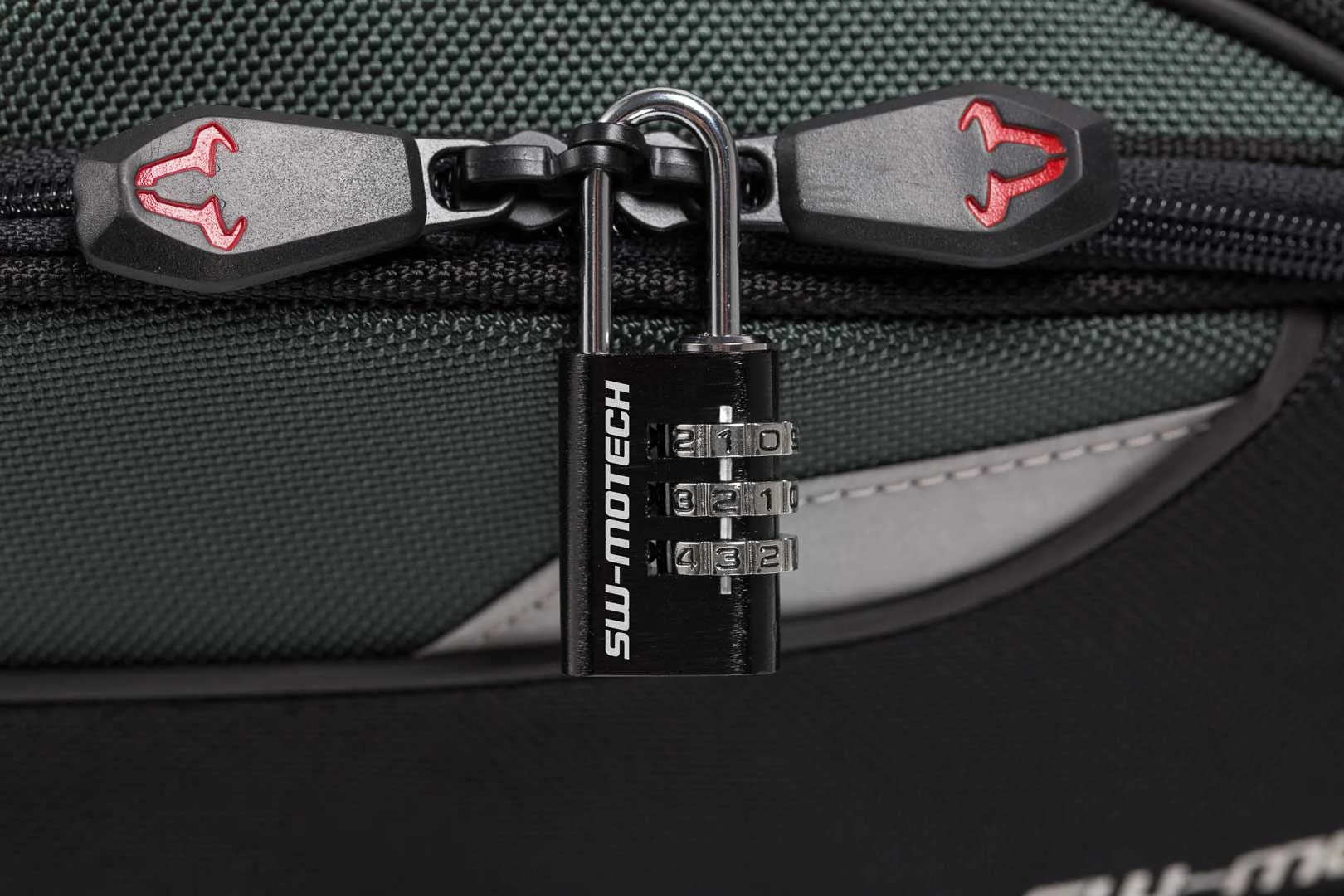 Lock for Motorcycle Luggage Combination lock Black - Image 2