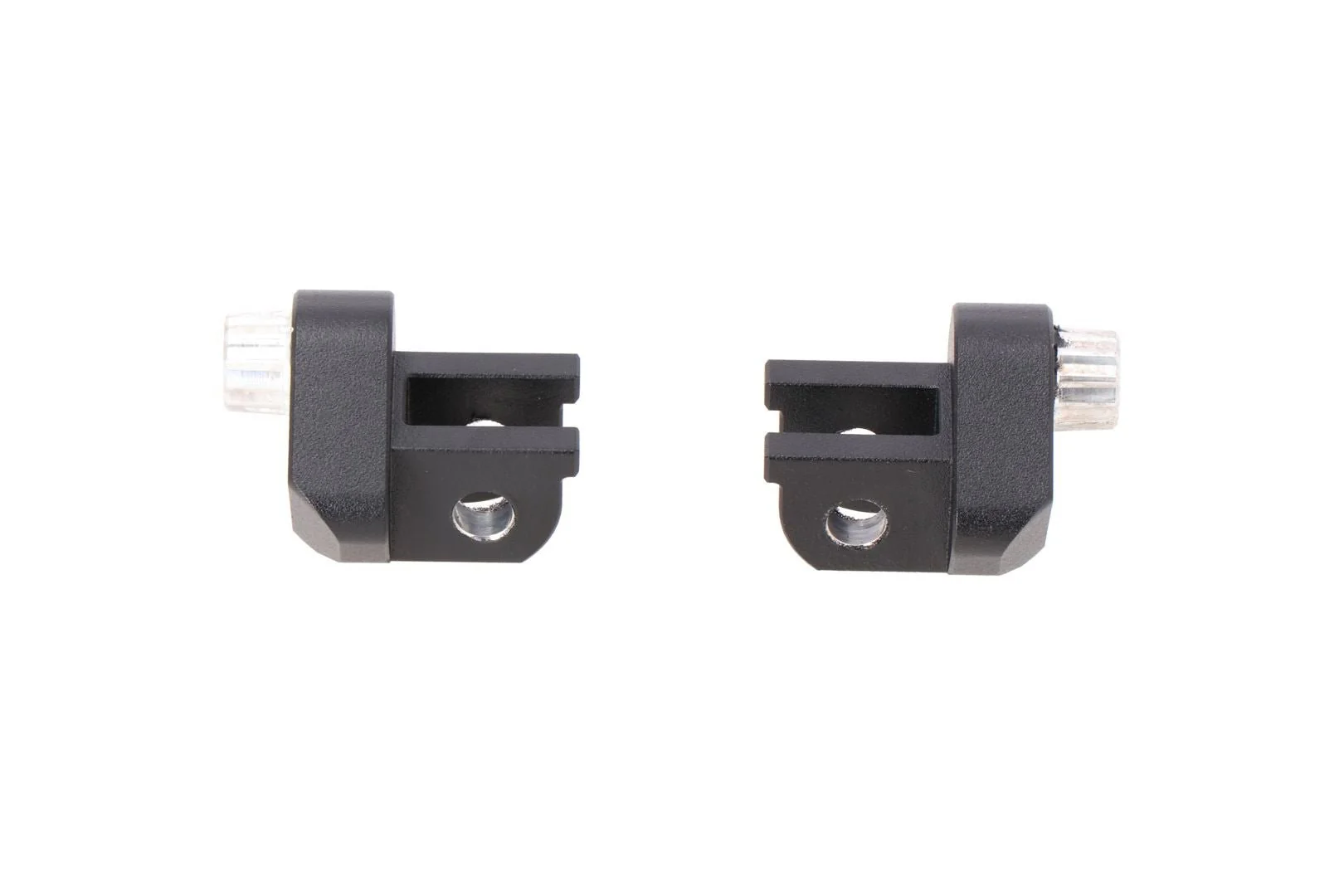Mounting kit for EVO footrest Black. Honda / Suzuki / KTM models.