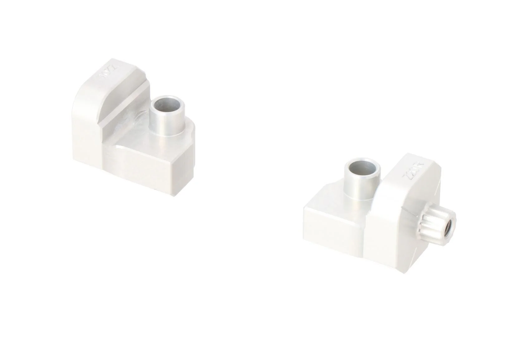 Mounting kit for EVO footrest Silver. Aprilia Tuareg 660 (21-).