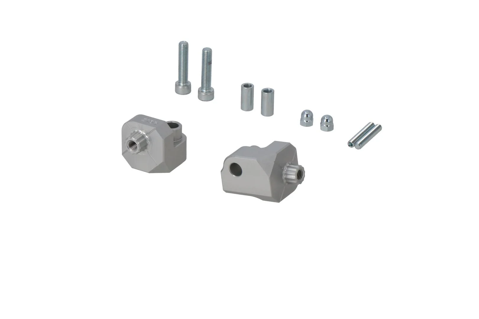 Mounting kit for EVO footrest Yamaha Ténéré 700 models (19-) Silver