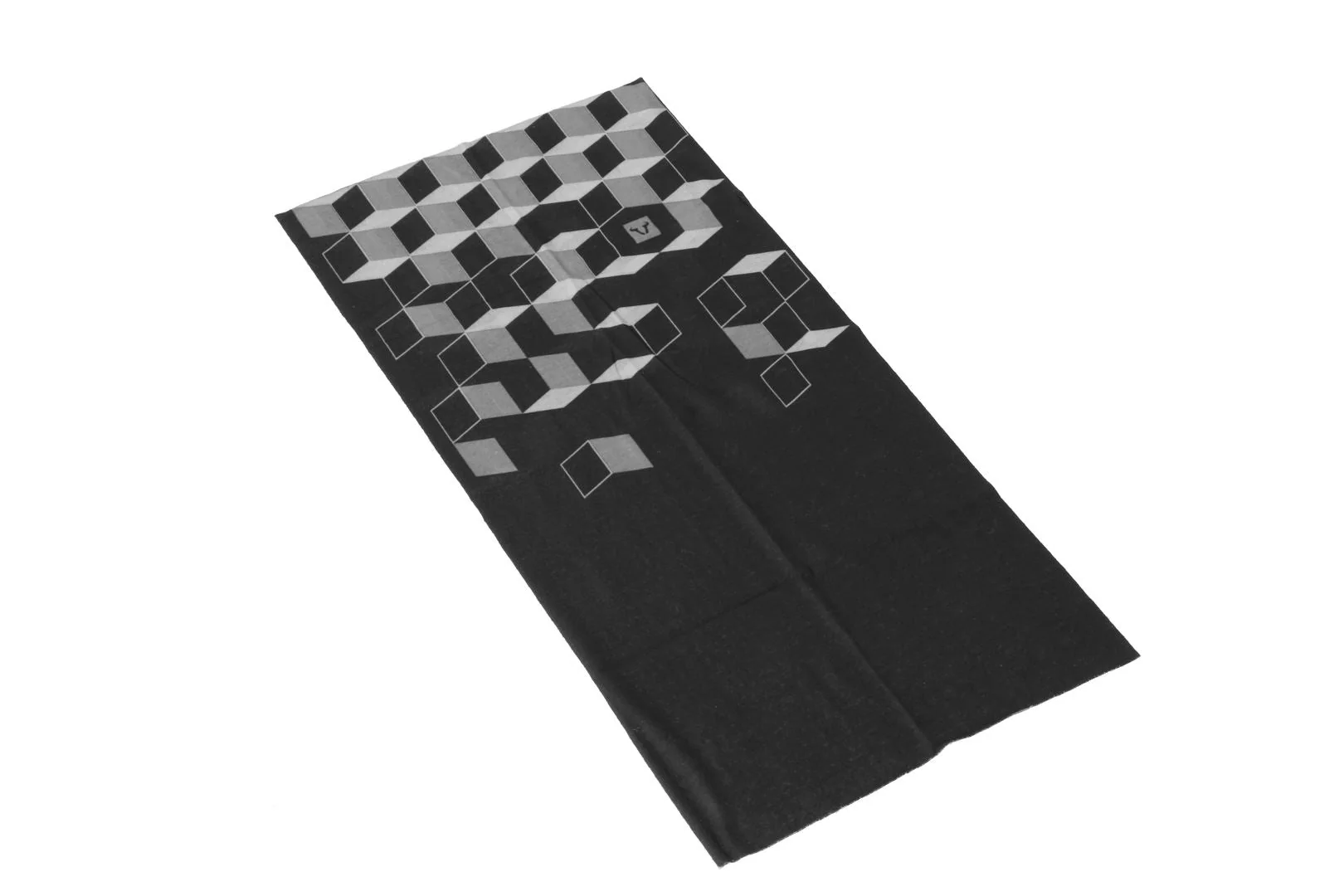 Neckwarmer 50 × 25 cm. Black/grey. Seamless. - Image 2