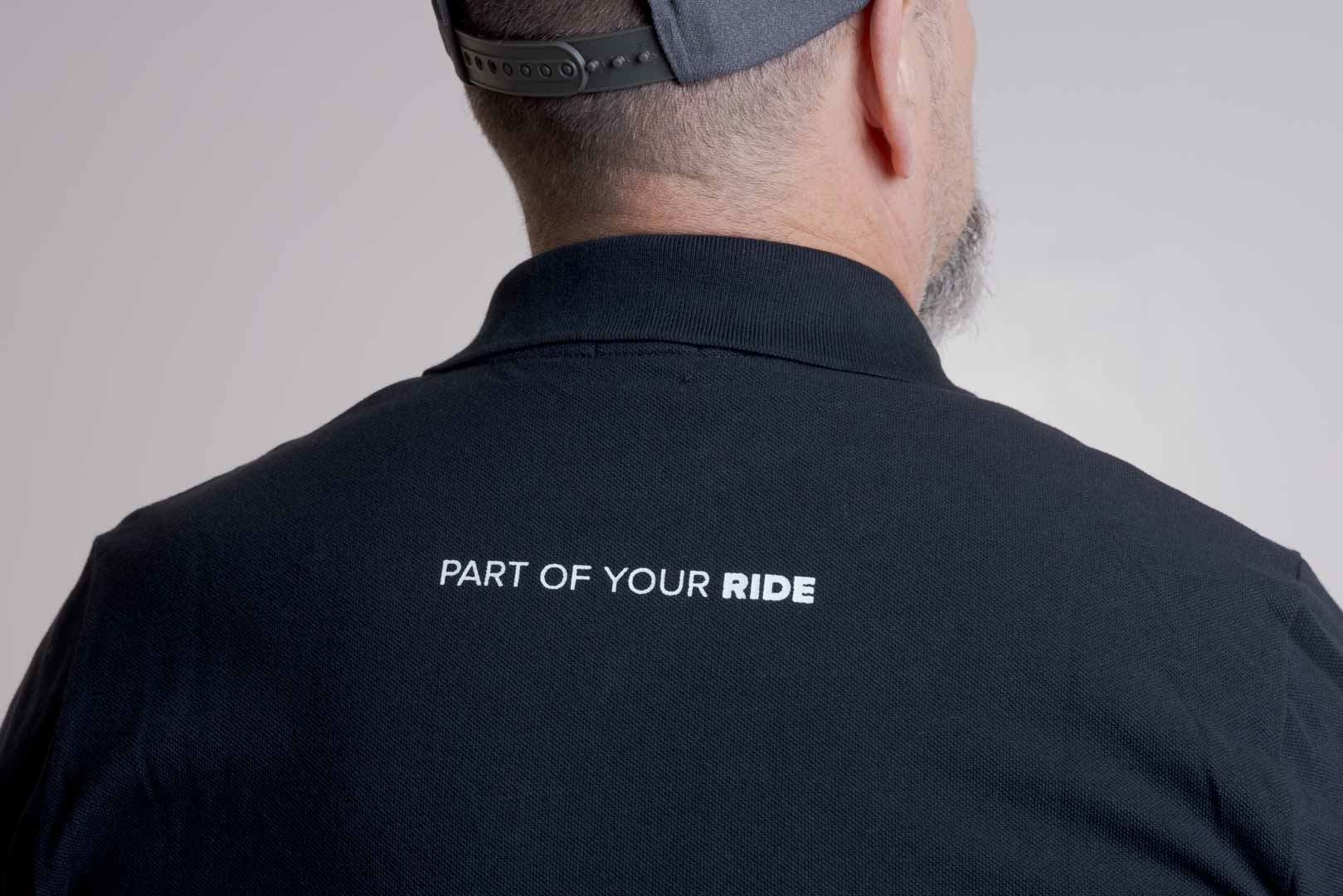 Polo shirt Core Line. Black. Men. Size 3XL. - Image 2
