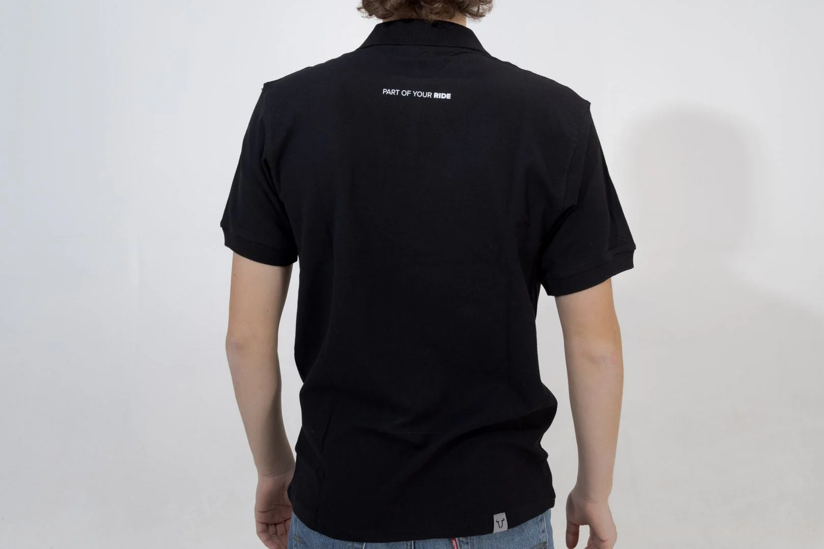 Polo shirt Core Line. Black. Men. Size S. - Image 4