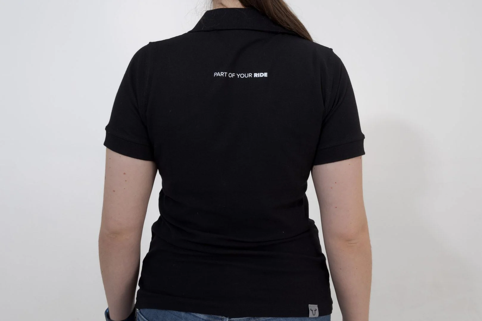 Polo shirt Core Line. Black. Women. Size XS. - Image 4