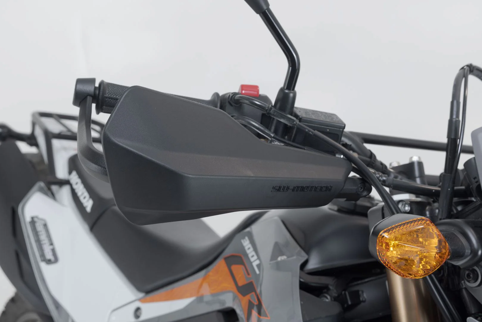 Sport handguard kit Black. Honda CRF300L Triumph Scrambler 400X. - Image 4