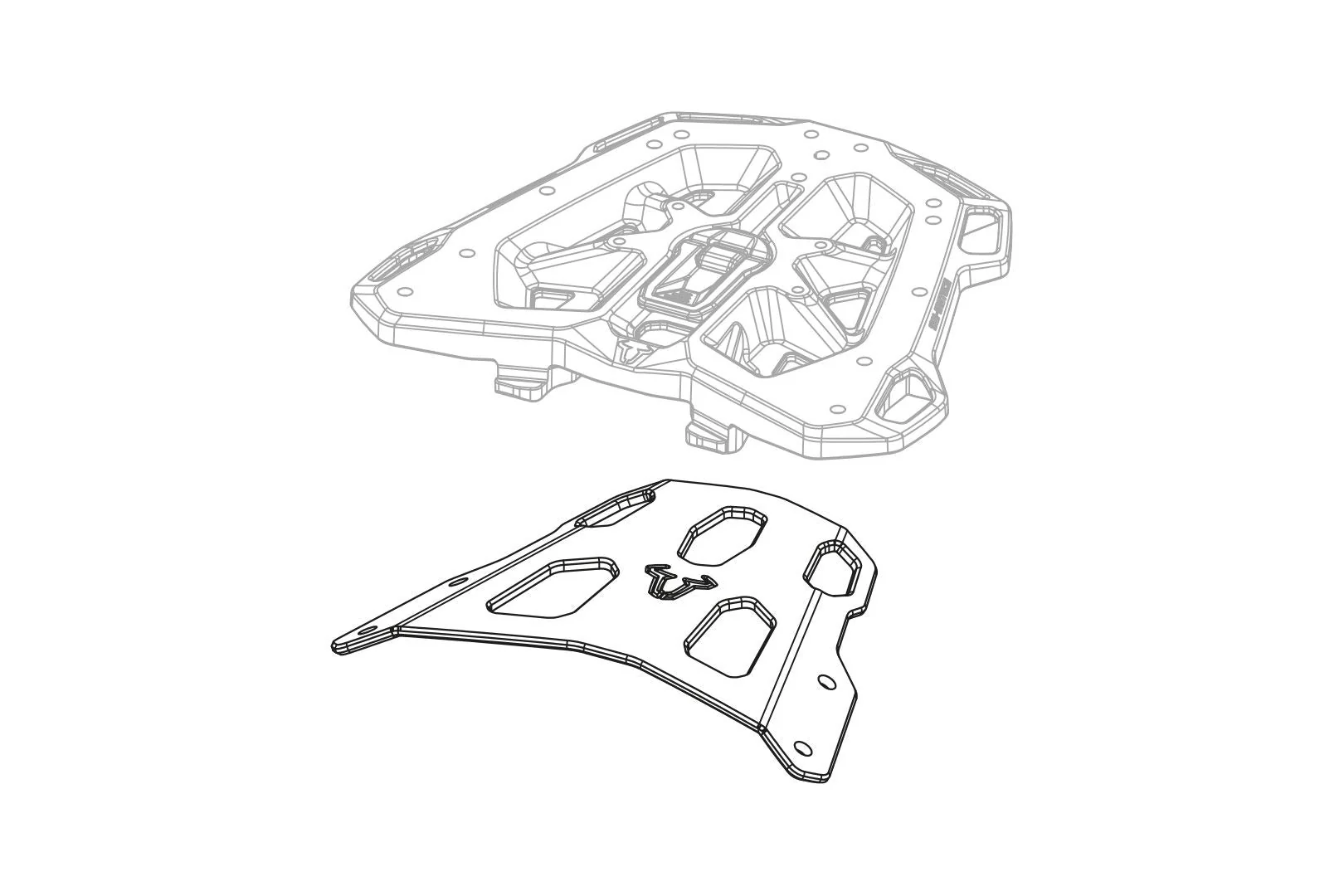 STREET-RACK Honda CL500 (22-) Black - Image 3