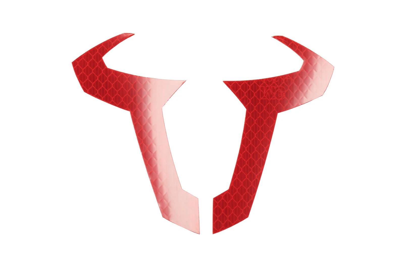 SW-MOTECH Sticker Bull 130 x 97 mm Reflective Red
