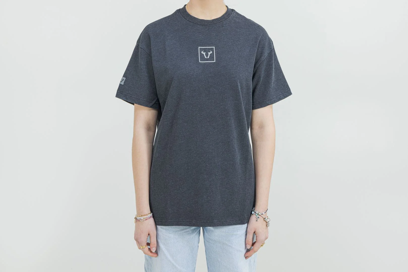 T-Shirt Unisex  Riders Line Dark Grey. Optic Wash. Unisex. Size XXL. - Image 3