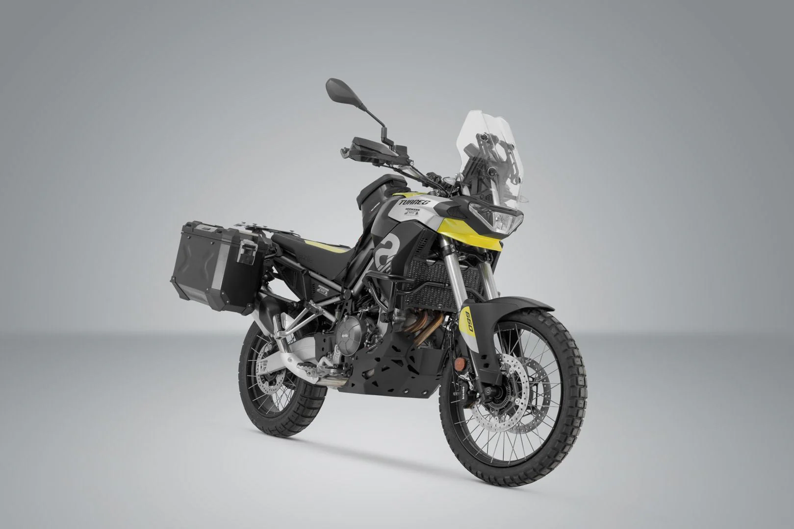 TRAX ADV Aluminium Case System 45/37 litre Aprilia Tuareg 660 (21-) Black - Image 2