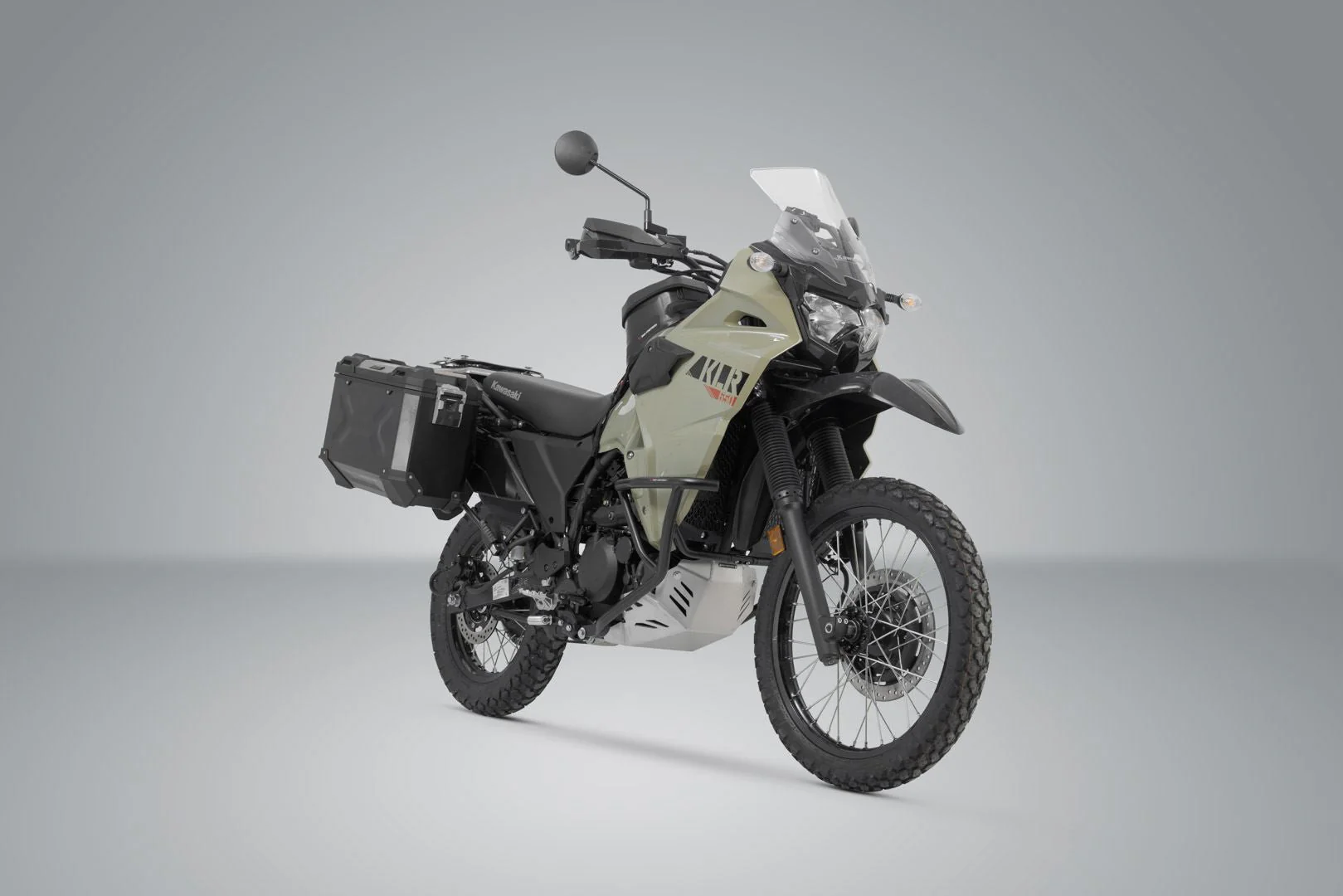 TRAX ADV Aluminium Case System 45/37 litre Kawasaki KLR 650 (22-) Black - Image 3