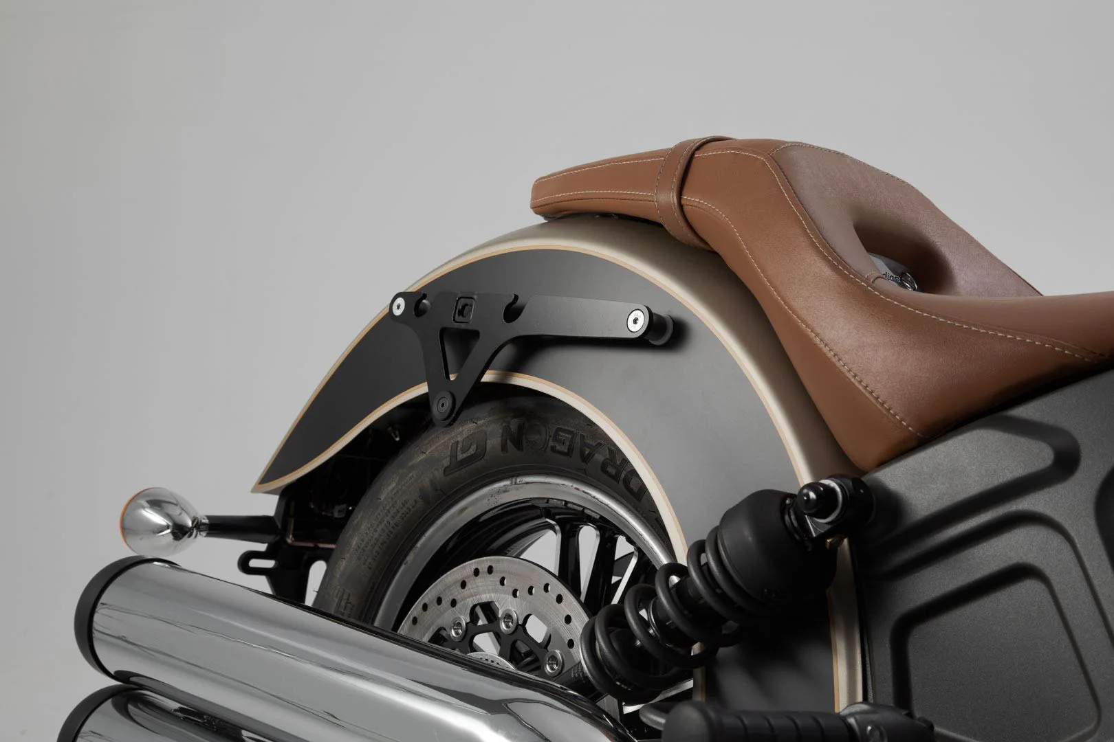 TRAX ADV Aluminium Case System 45/37 litre Kawasaki KLR 650 (22-) Black - Image 9
