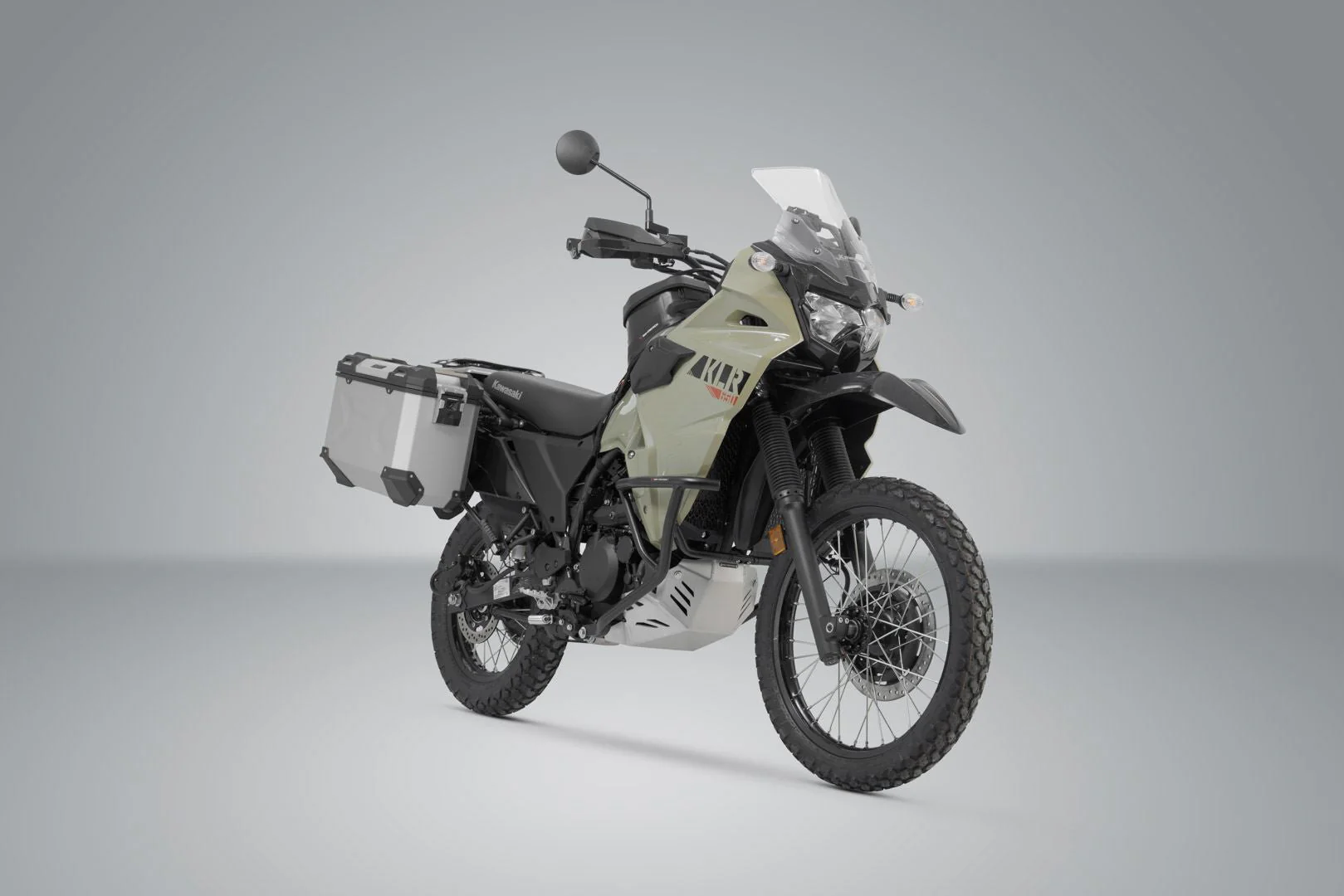 TRAX ADV Aluminium Case System 45/37 litre Kawasaki KLR 650 (22-) Silver - Image 3