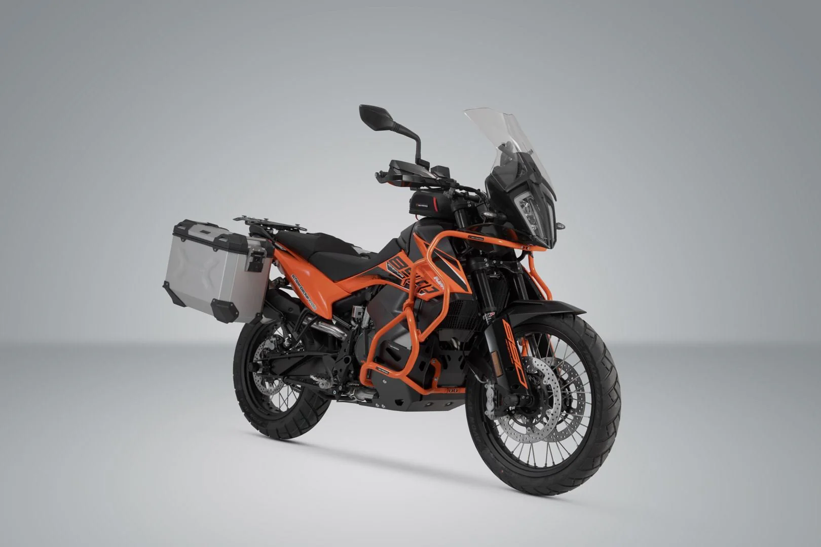 TRAX ADV aluminium case system 790 Adv/R, 890 Adv/R, 890 SM T 45/37 Litre Silver - Image 2