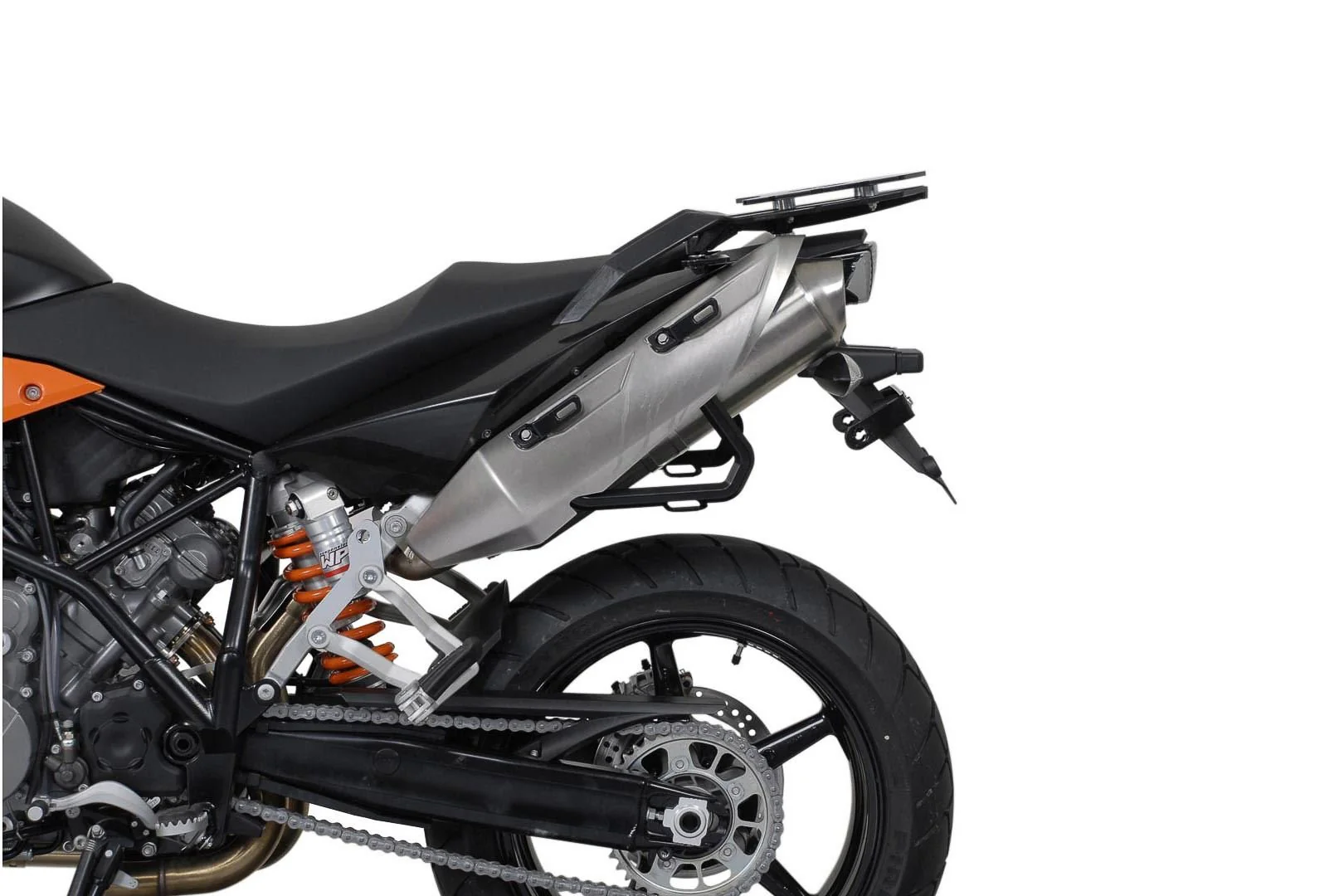 TRAX ADV Aluminium Case System 37/37 litre KTM 990 SM / SM-T / SM-R / 950 SM Silver - Image 3