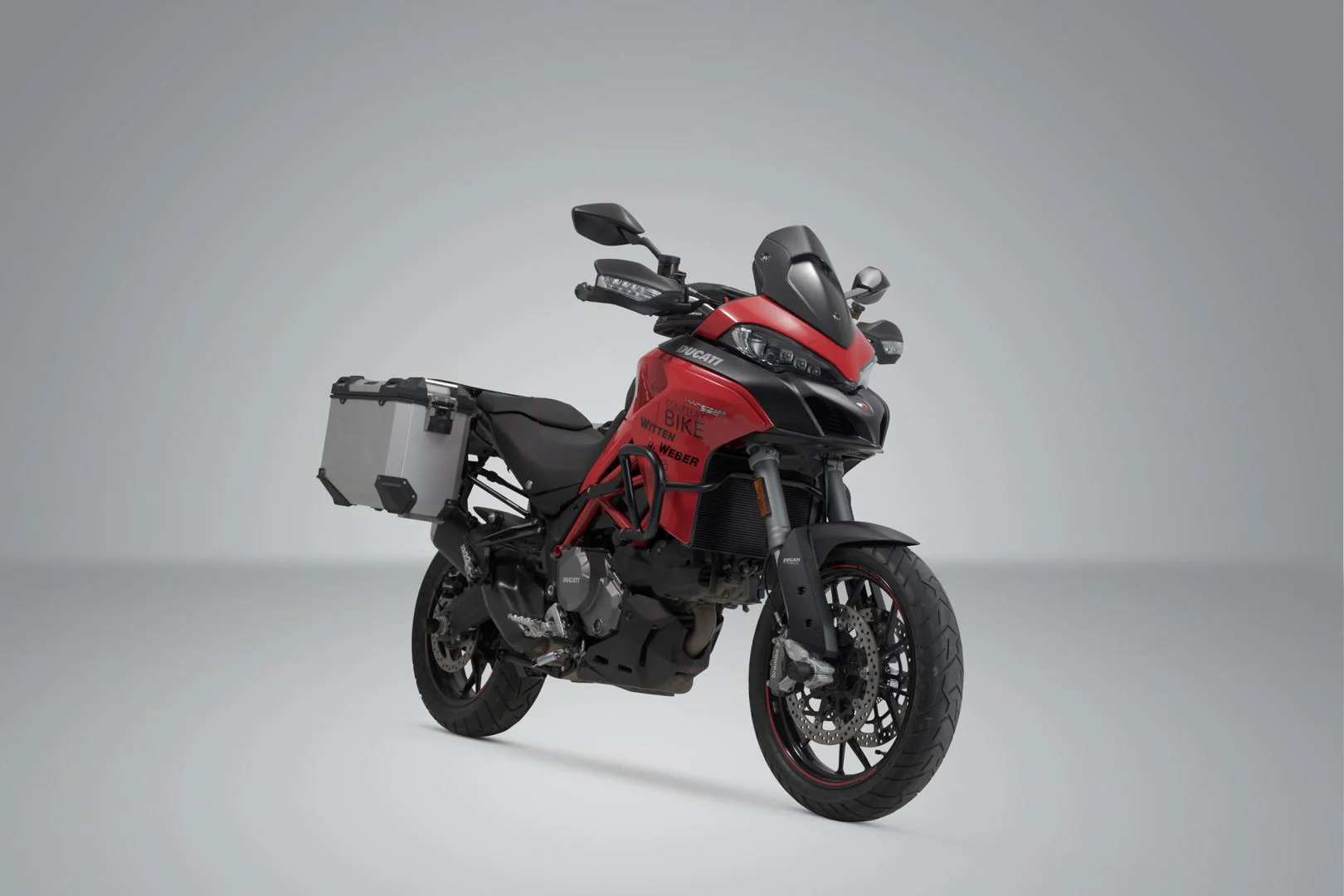 TRAX ADV Aluminium Case System 45/45 litre Ducati Multistrada 1200/1260/950 (15-) Silver - Image 2