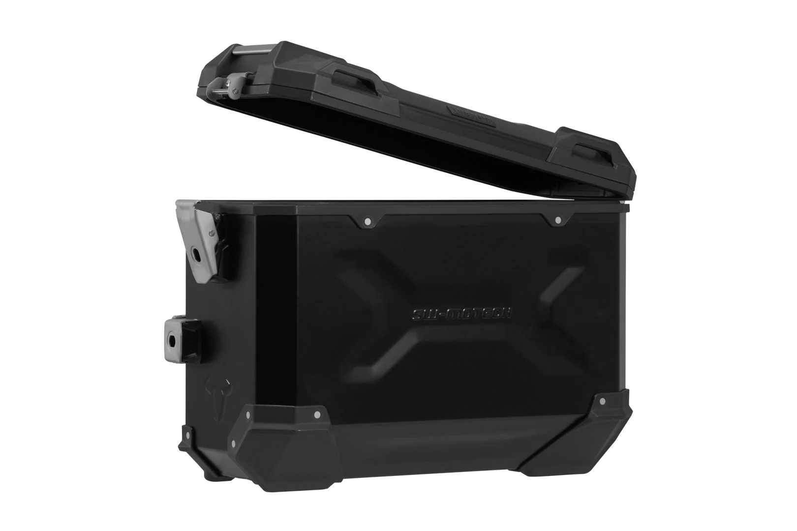 TRAX ADV aluminium case system Tiger 1200 Rally / GT Explorer 45/37 Litre Black - Image 4