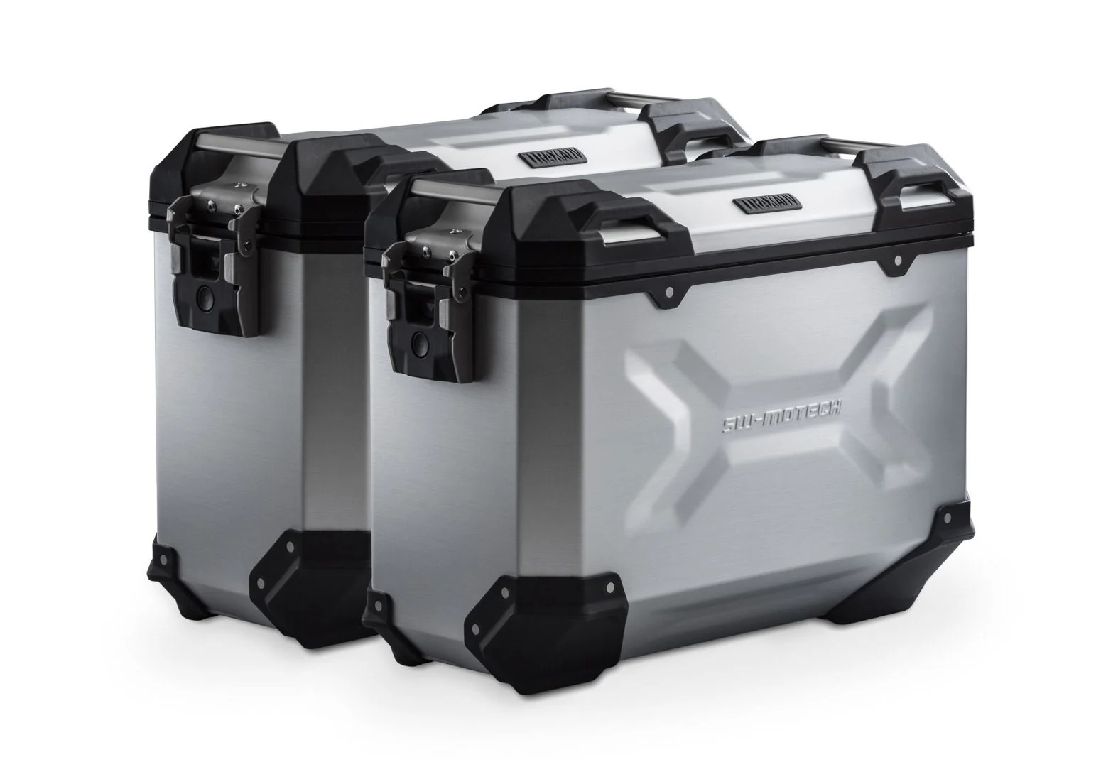 TRAX ADV Aluminium Case System 37/37 litre BMW S 1000 XR (19-) Silver