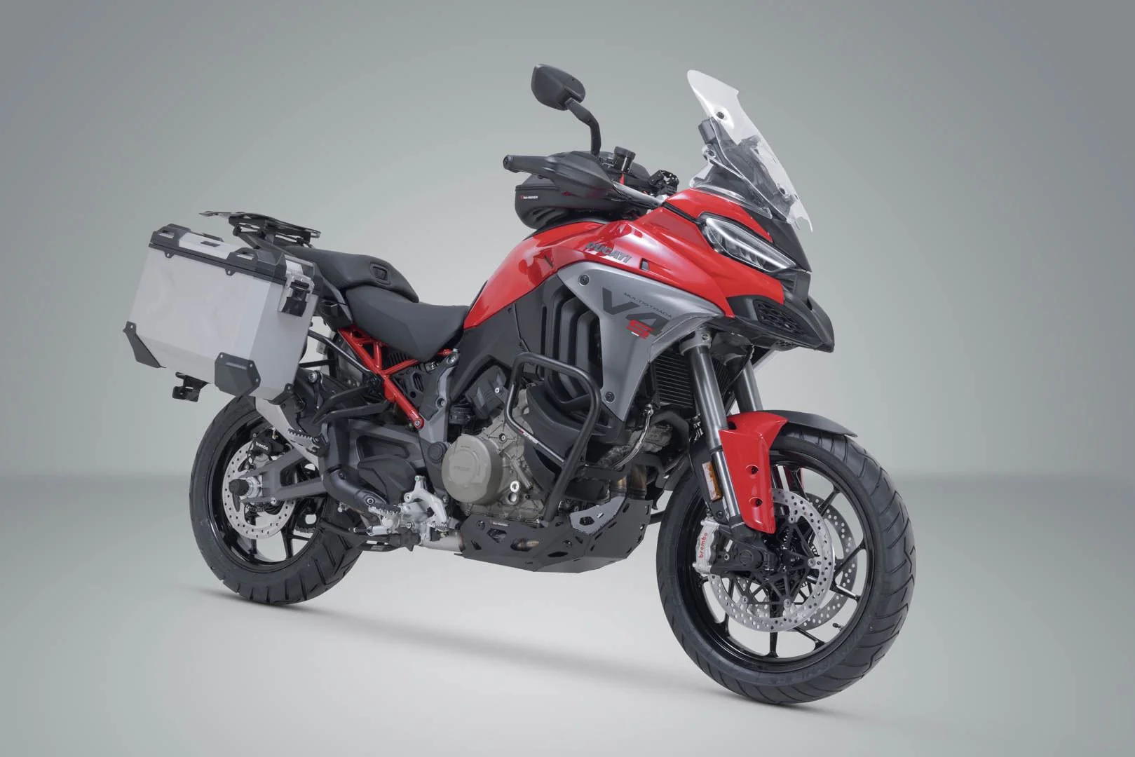 TRAX ADV aluminum case system Silver 37/37 l. Ducati Multistrada V4 (20-). - Image 2