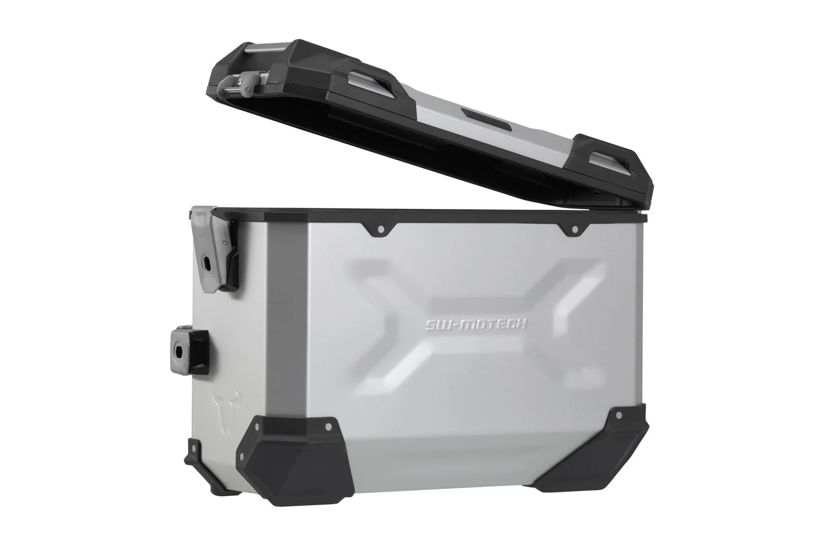 TRAX ADV aluminum case system Silver. 45/45 l. Ducati Multistrada V4 (20-). - Image 4