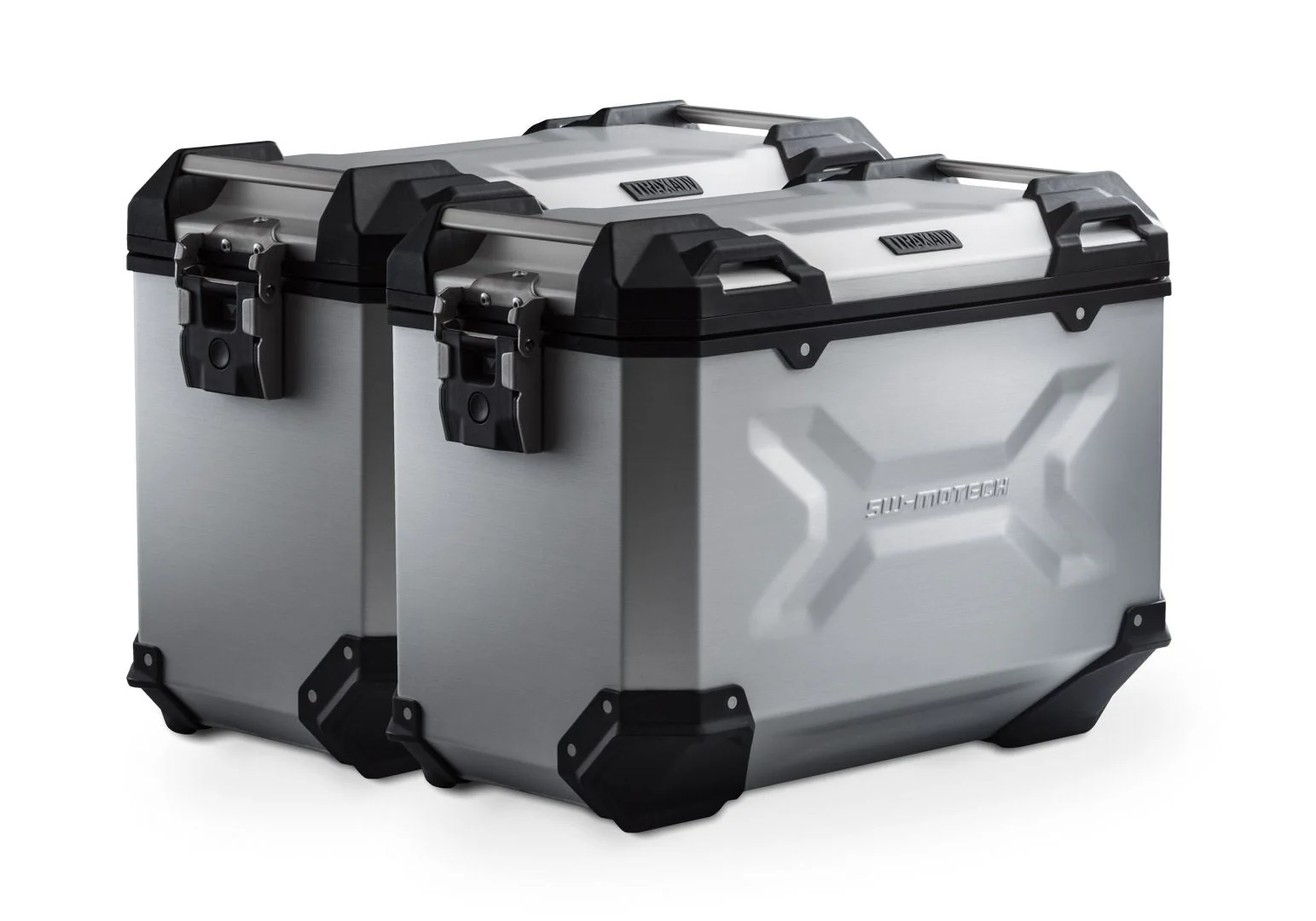 TRAX ADV aluminum case system US model Silver. 45/45 l. Ducati Multistrada V4 (20-).