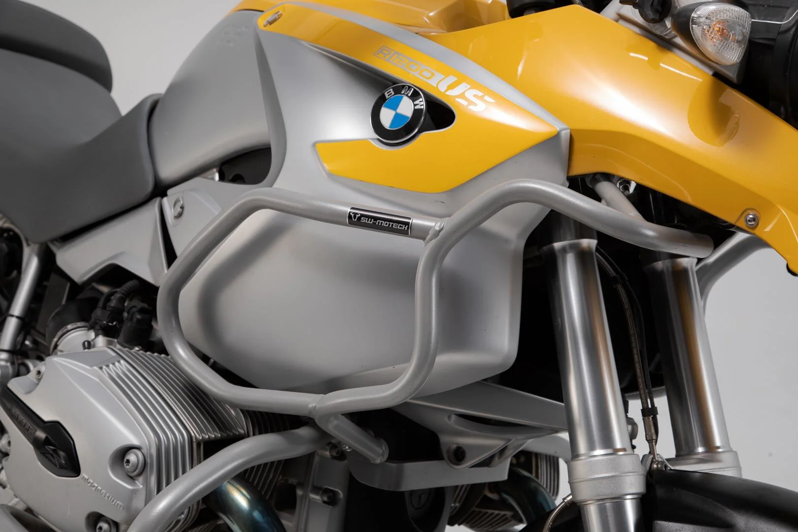 Crash bar BMW R1200 GS (04-07) UPPER CRASH BAR With Crash bar only. Black - Image 4