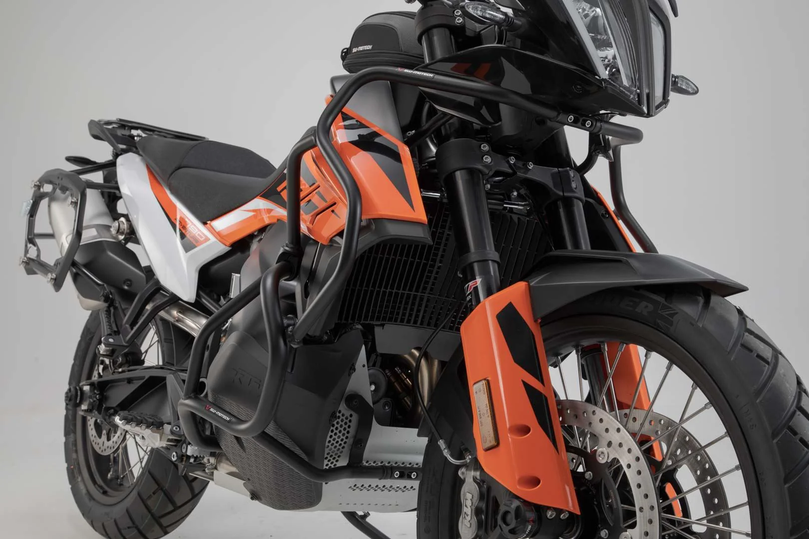 Crash bar KTM 790 Adventure/ 790 Adventure R (19-) UPPER CRASH BAR. Black - Image 3