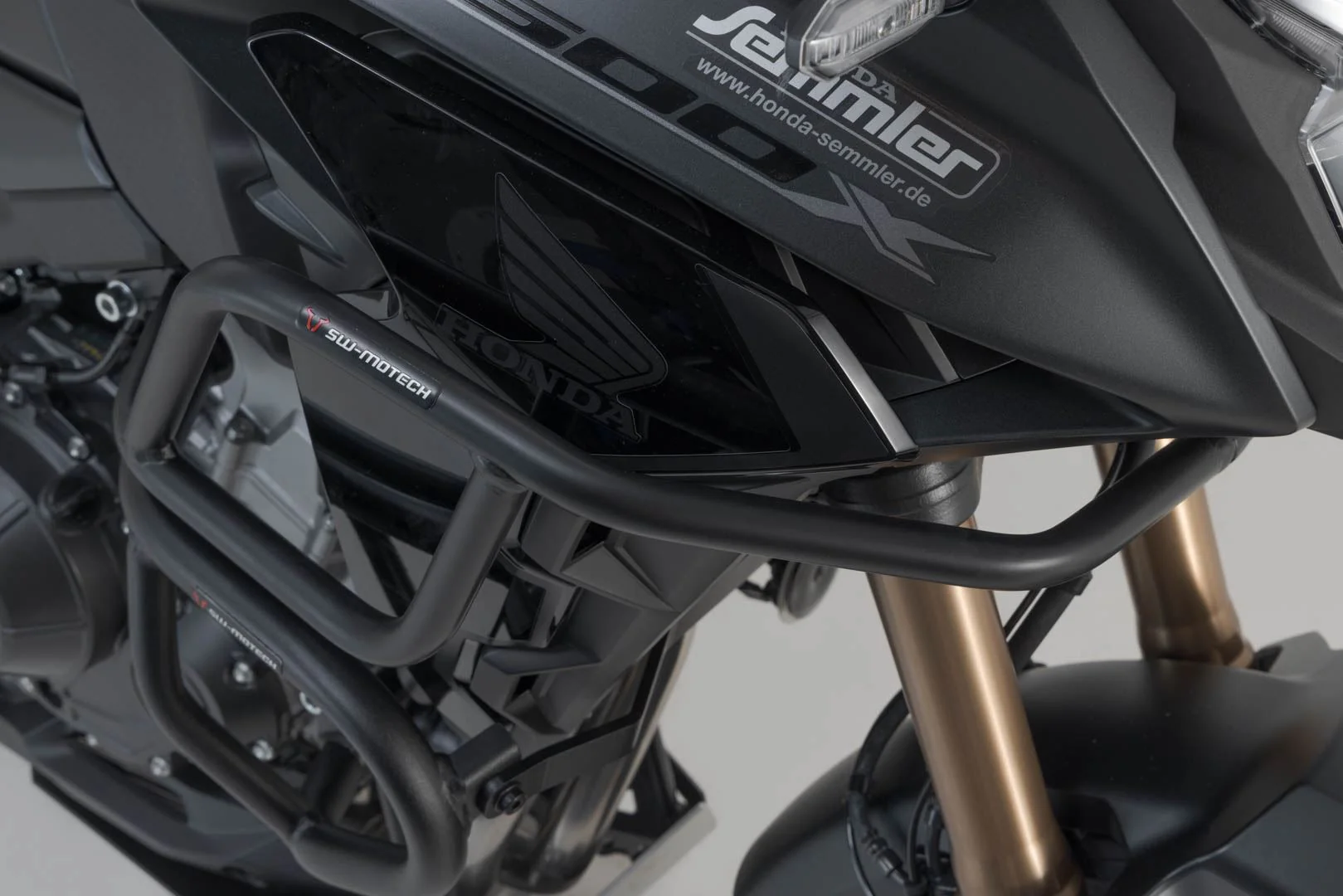 Upper crash bar Honda CB500X (18-) Black - Image 4