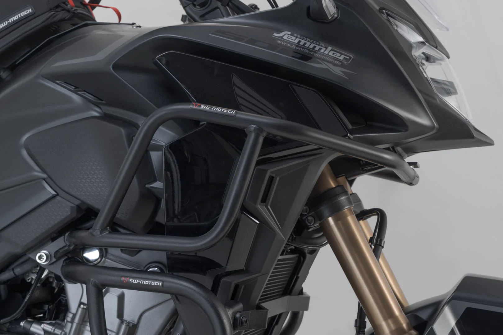 Upper crash bar Honda CB500X (18-) Black - Image 5