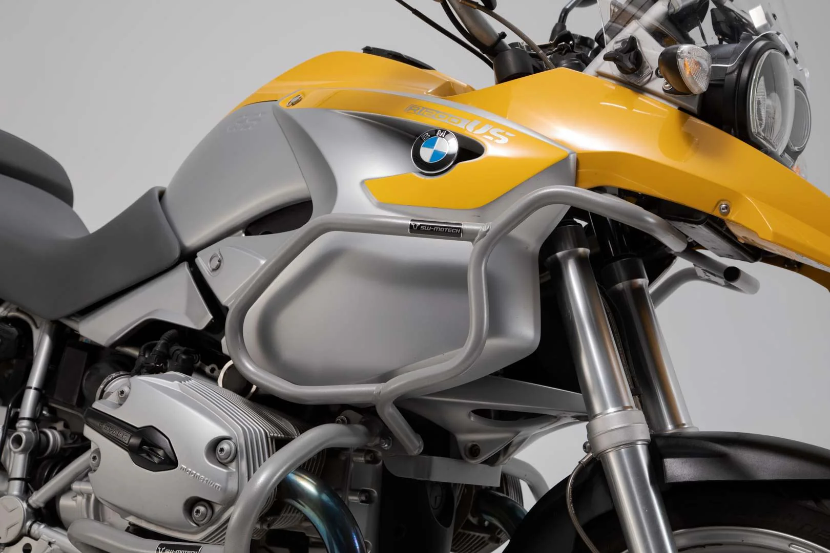 Crash bar BMW R1200 GS (04-07) UPPER CRASH BAR only with crash bar. Silver - Image 2
